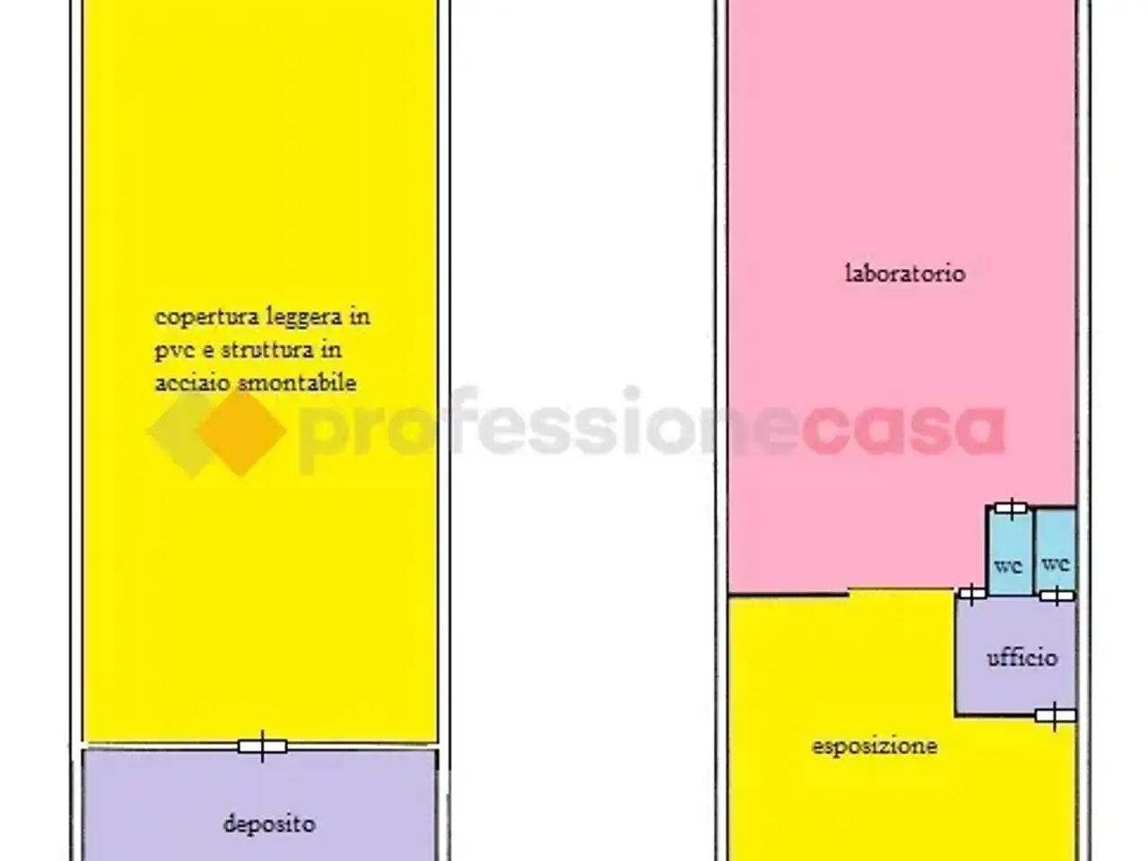 Laboratorio in Via Pio XII, Poggiardo, {3} - Planimetria 1