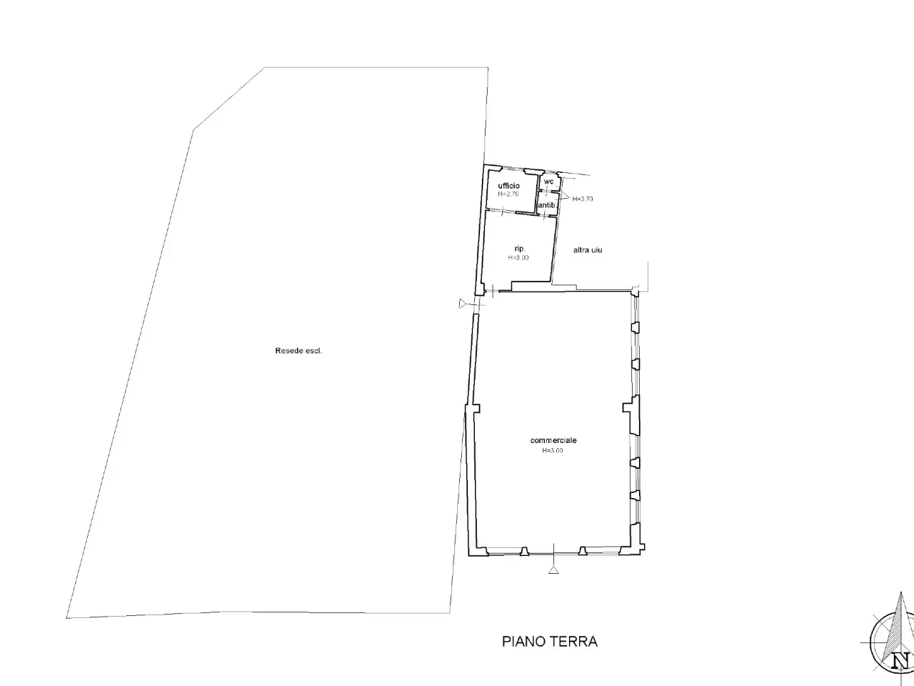 Locale commerciale in , Lucca, {3} - Planimetria 1