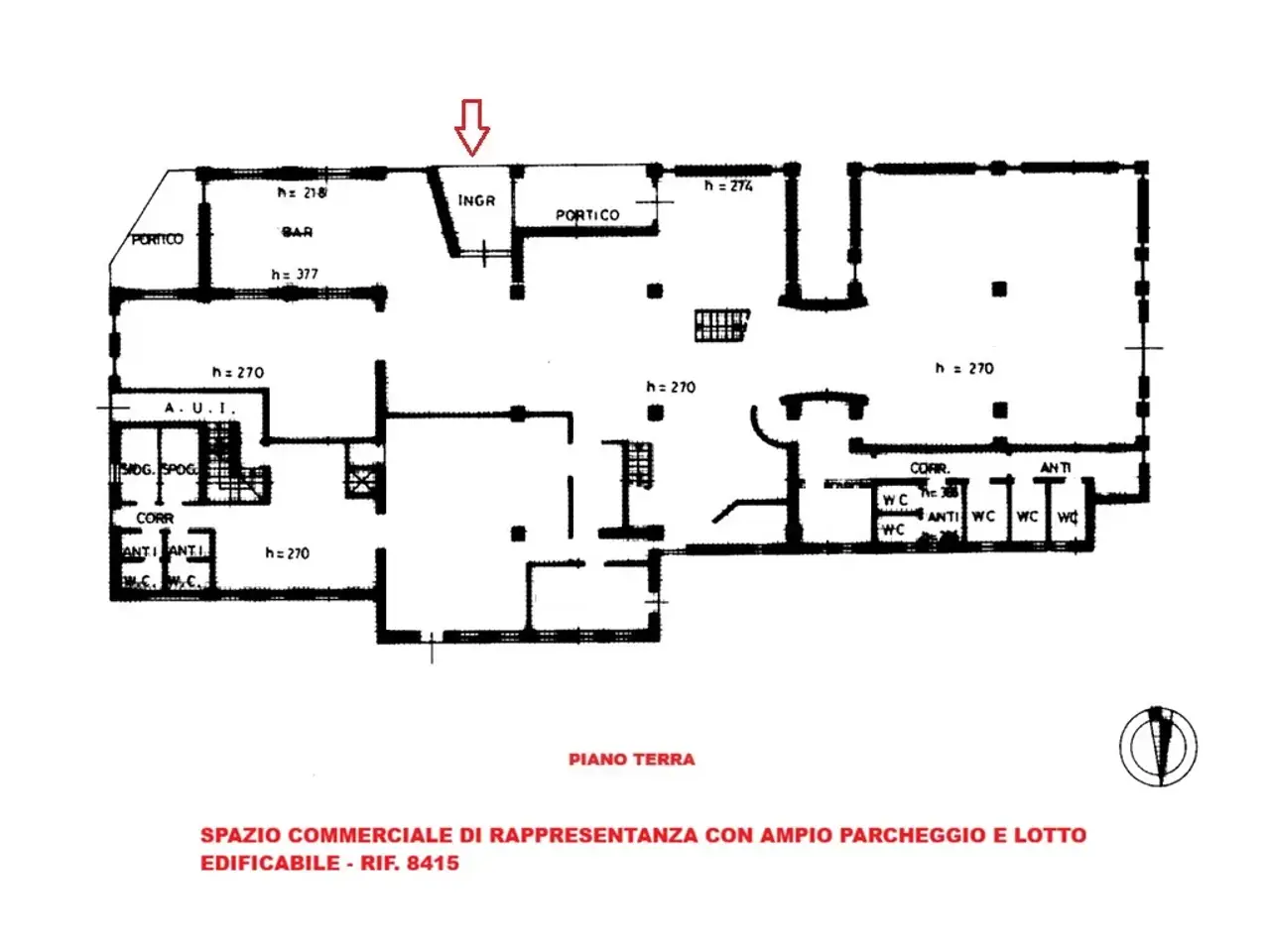 Ufficio in Via Ca' d'Oro, Bolzano Vicentino, {3} - Planimetria 1