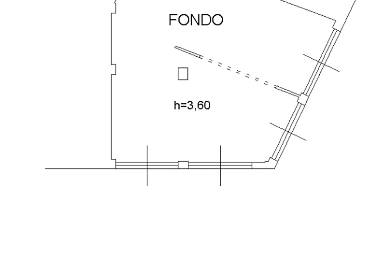 Locale commerciale in Ia Giuseppe Verdi 3, Empoli, {3} - Planimetria 1