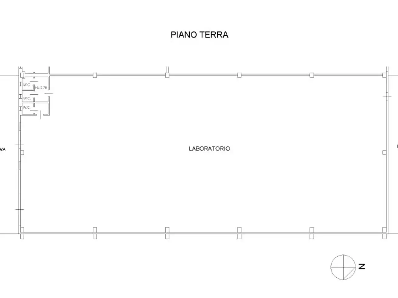 Capannone in Via Massimo d'Antona, Pompiano, {3} - Planimetria 1