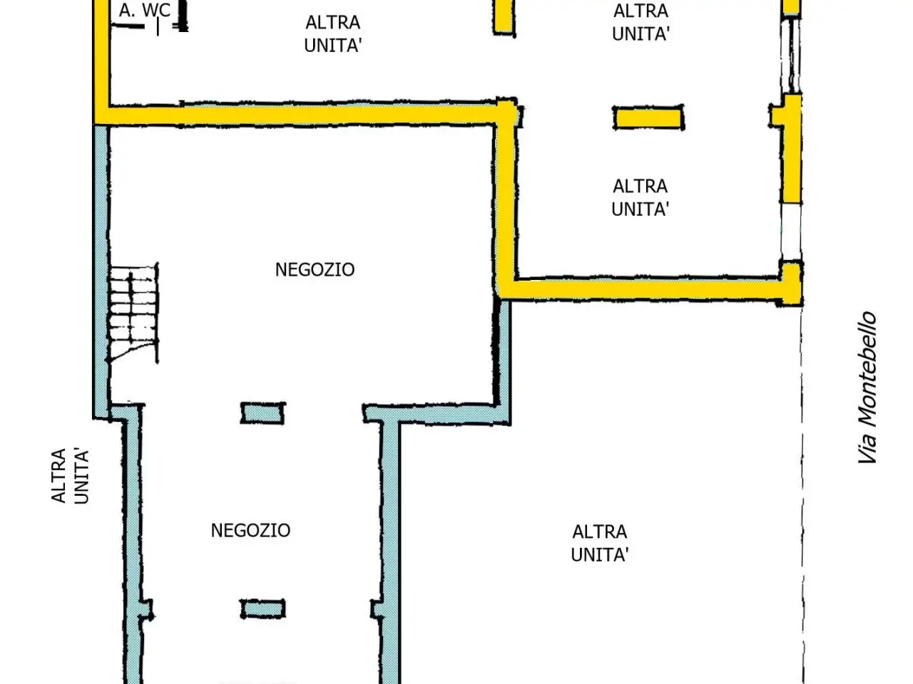 Negozio in Via M. Buniva 83, Pinerolo, {3} - Planimetria 1