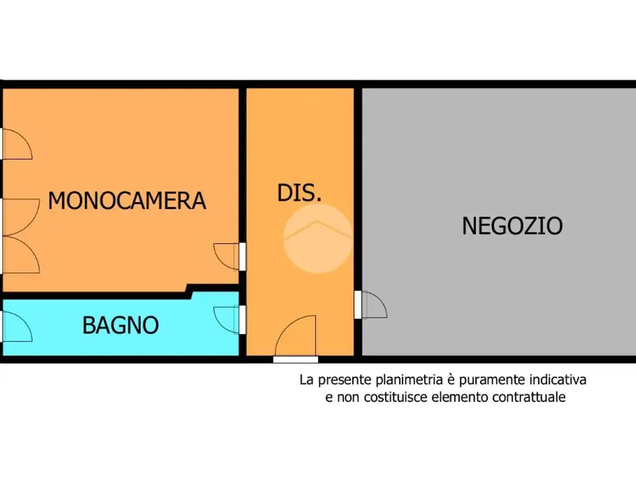 Negozio in Via Banchette 21, Torino, {3} - Planimetria 1