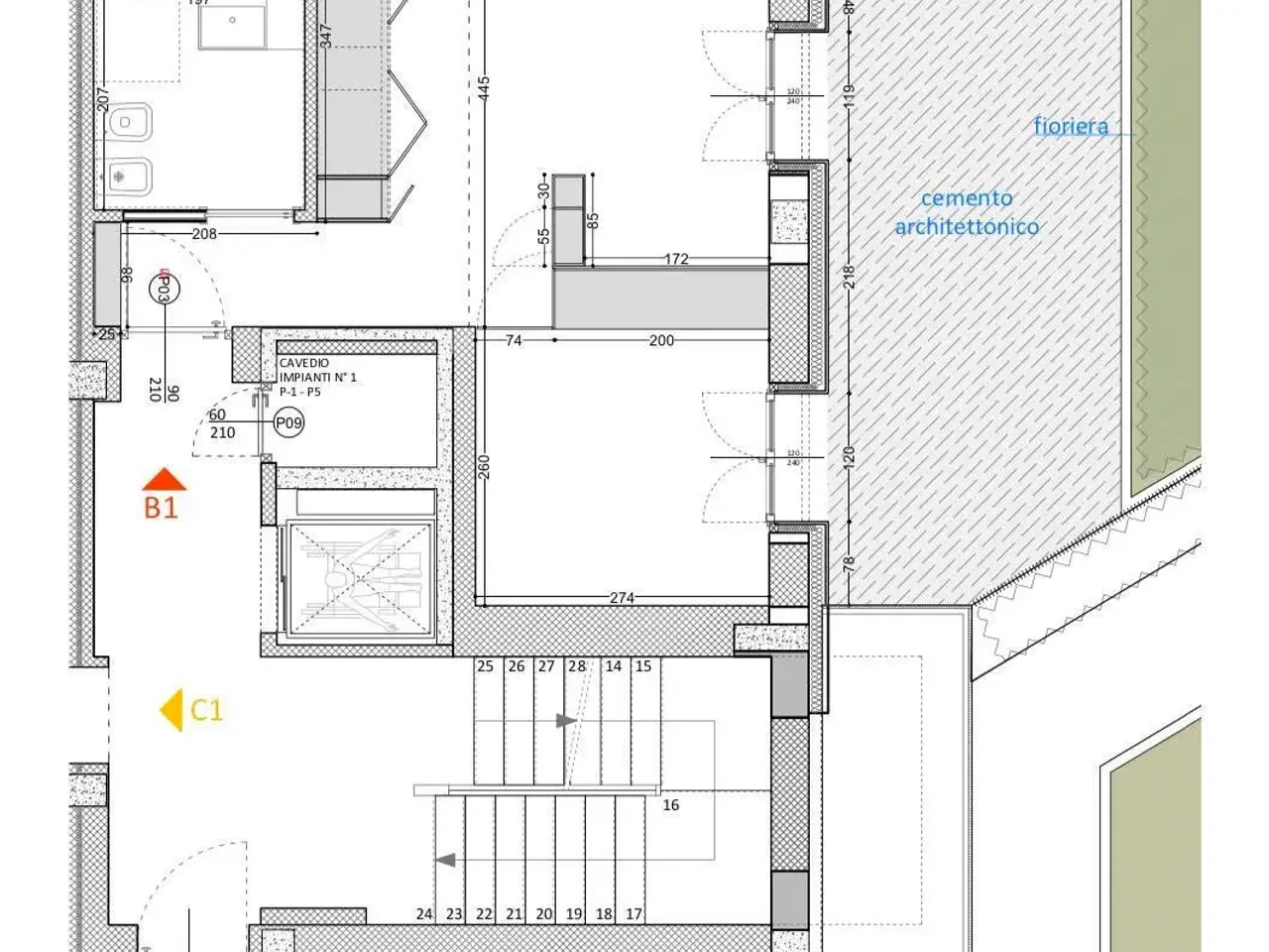 Ufficio in Via Quintino Sella, Firenze, {3} - Planimetria 1