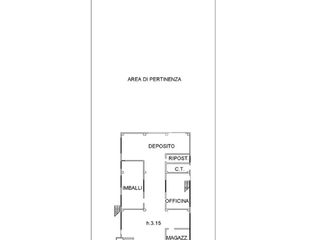 Capannone in Via degli Artigiani 13, Talmassons, {3} - Planimetria 1