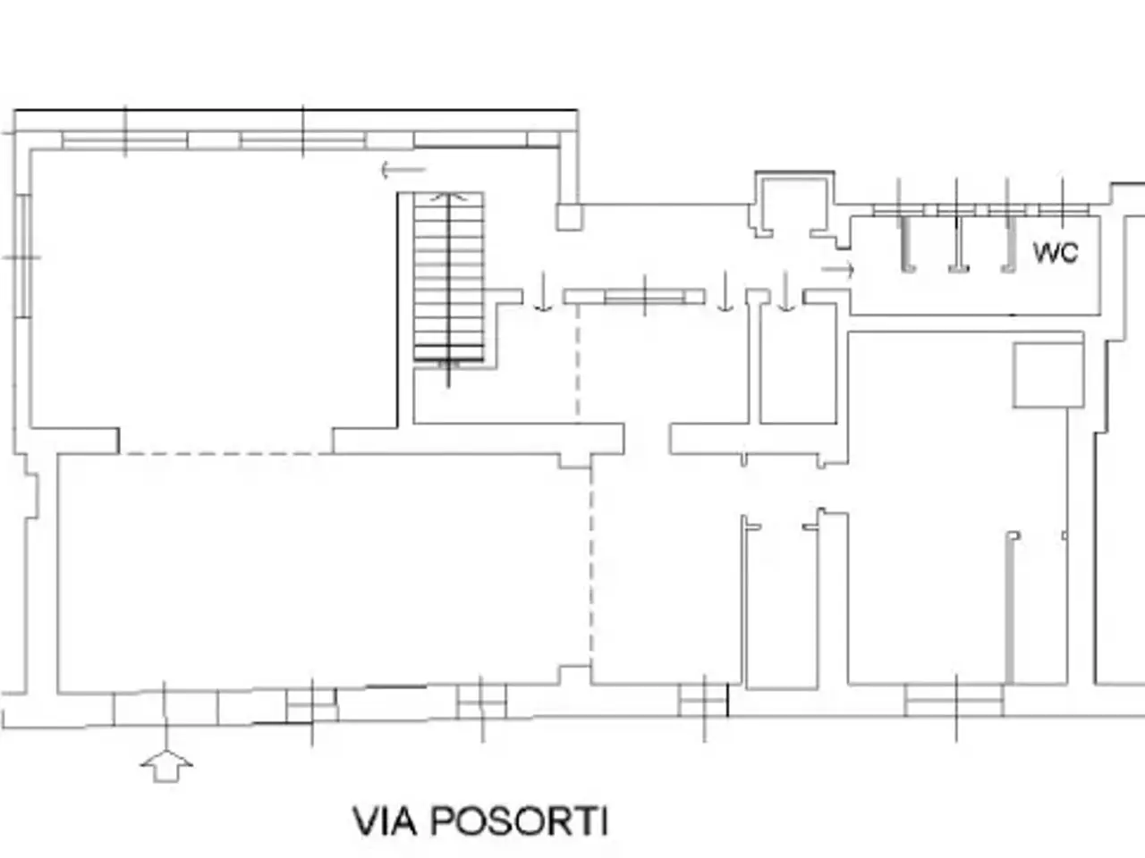 Negozio in Via Posorti, Vergiate, {3} - Planimetria 1