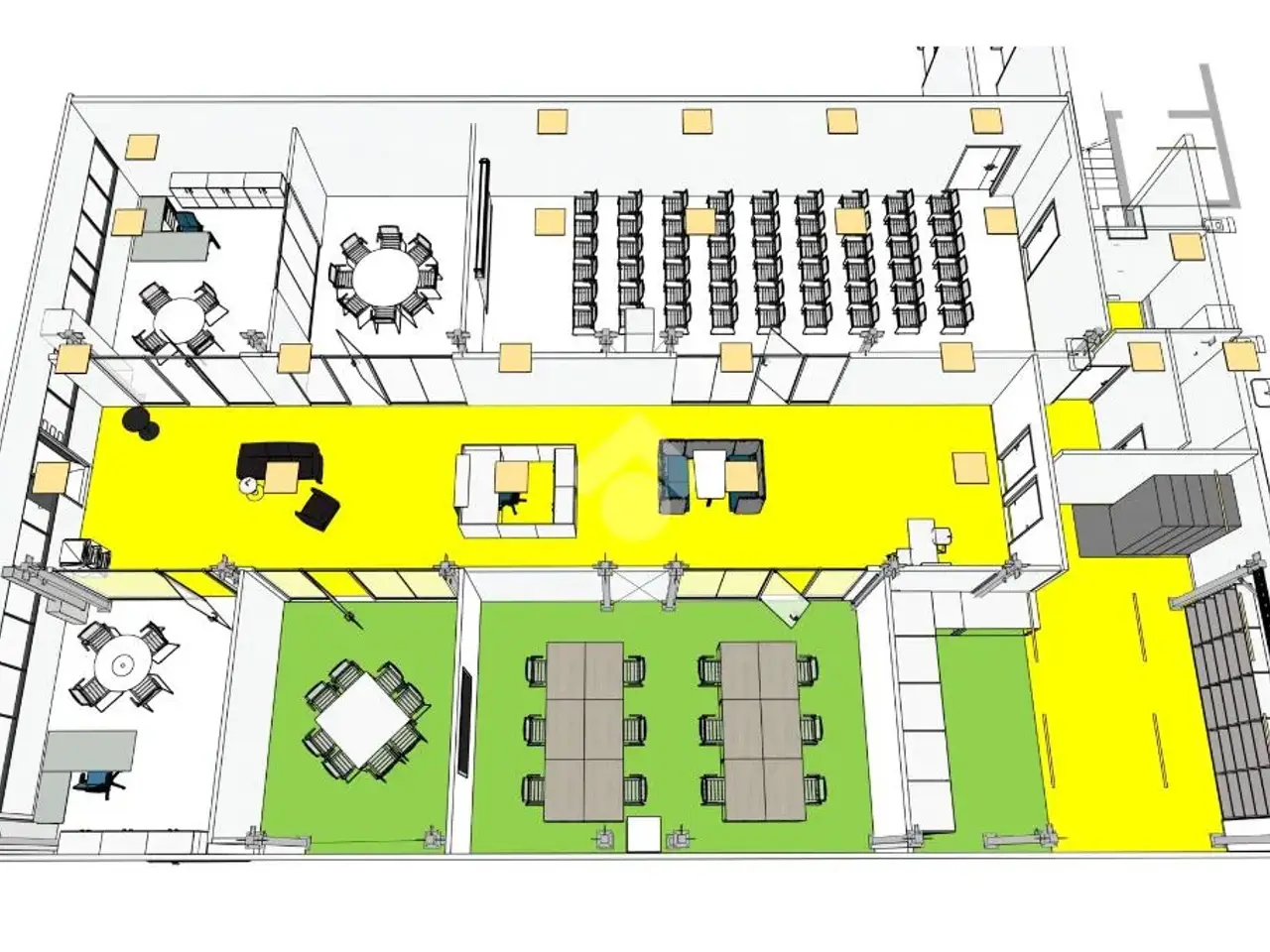 Ufficio in Via Giovanni E Sebastiano Caboto 19, Trieste, {3} - Planimetria 1