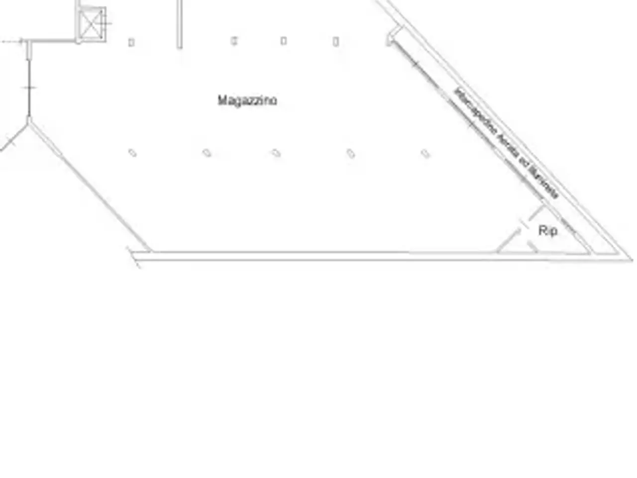 Magazzino in Via Monte Emilius, Aosta, {3} - Planimetria 1