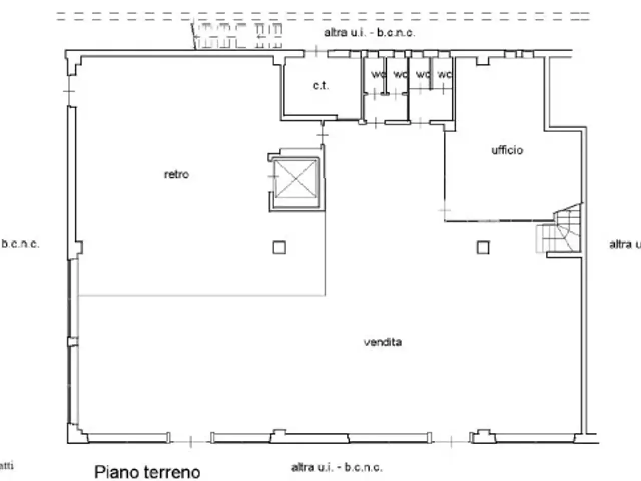 Negozio in Località Grand Chemin, Saint Christophe, {3} - Planimetria 1