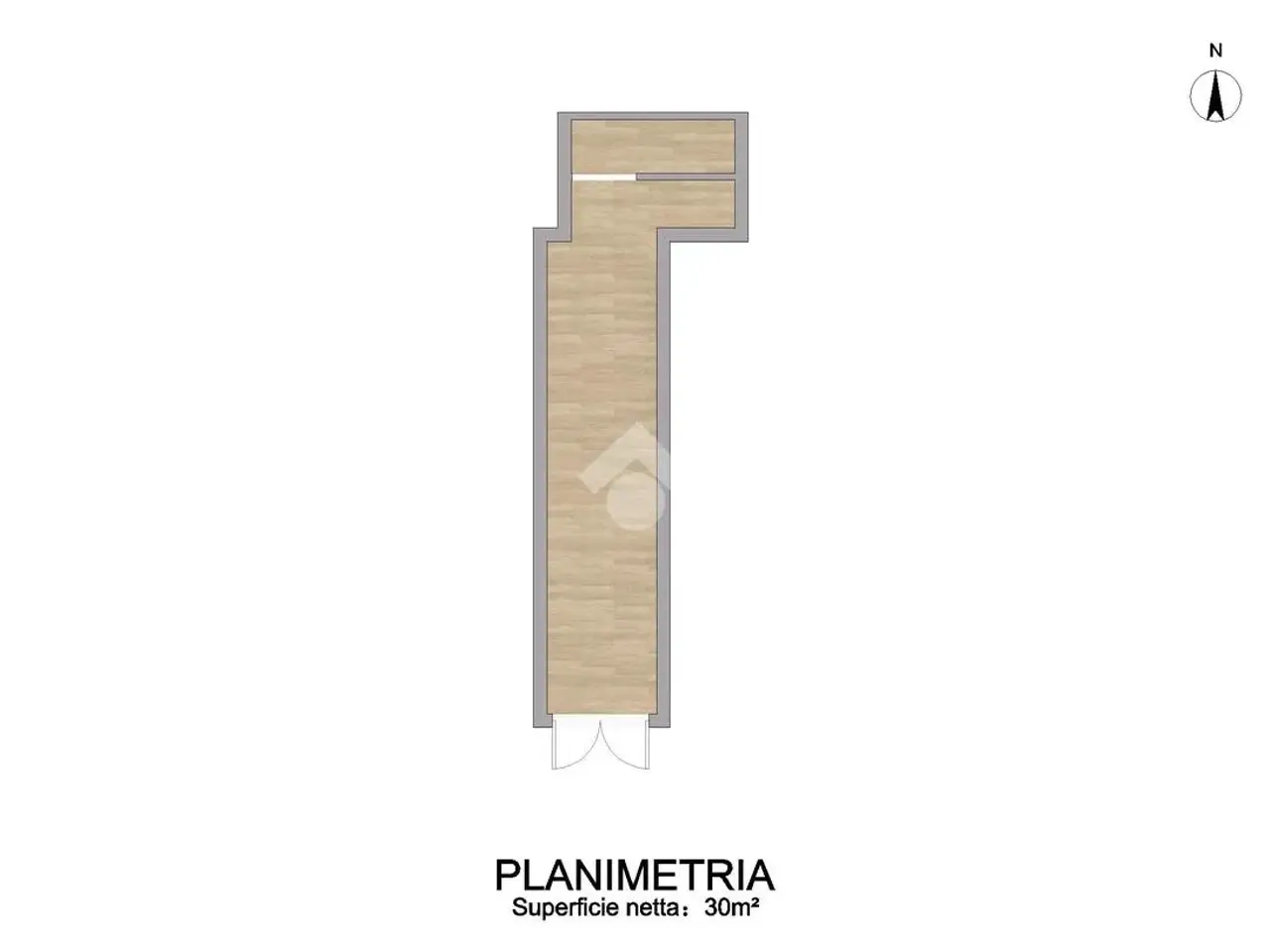 Ufficio in Via Ala Ponzone 16, Cremona, {3} - Planimetria 1
