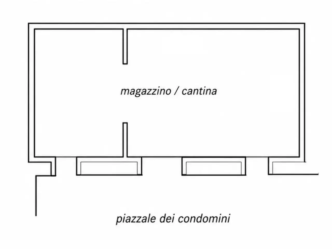 Magazzino in Via Carlo Mirabello, Roma, {3} - Planimetria 1