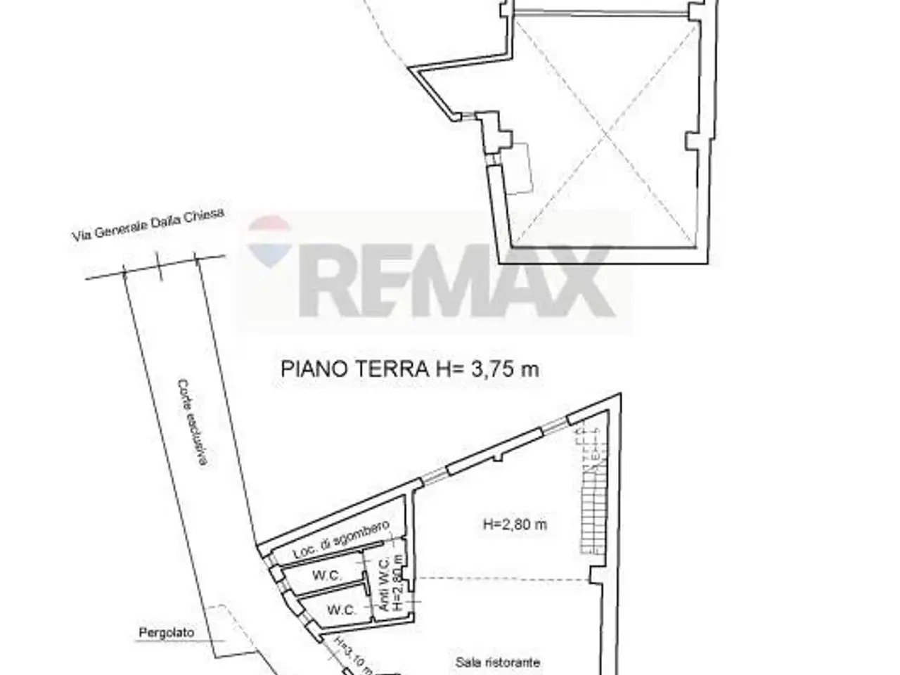 Negozio in Via Roma 3, Terrasini, {3} - Planimetria 1