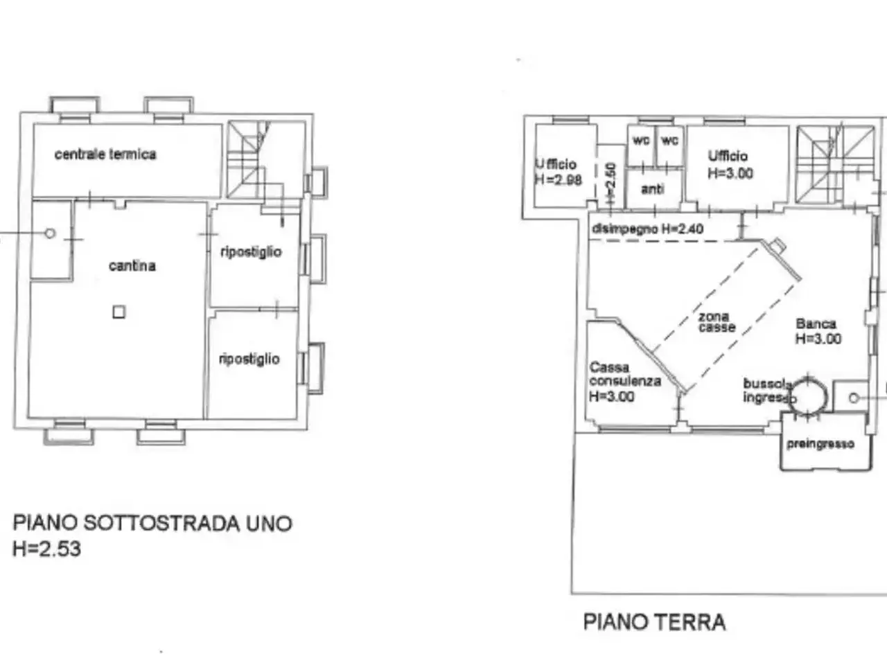Ufficio in Via Emilia Levante 3196, Longiano, {3} - Planimetria 1