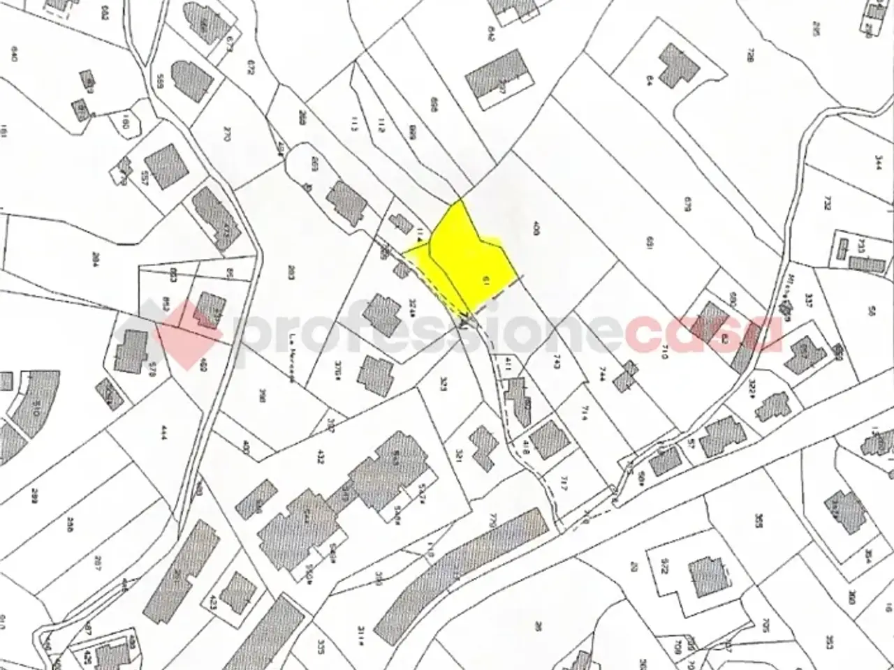 Building land in Via Cerere Navicella  Snc, Anagni - Planimetry 1