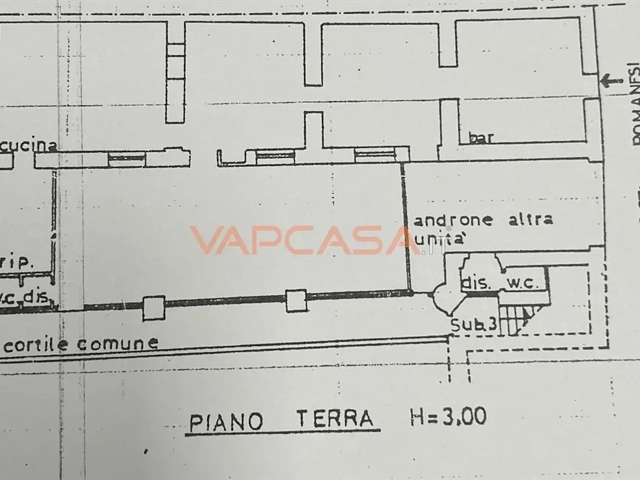 Negozio in Via Patrioti Romanesi 8, Romano Di Lombardia, {3} - Planimetria 1