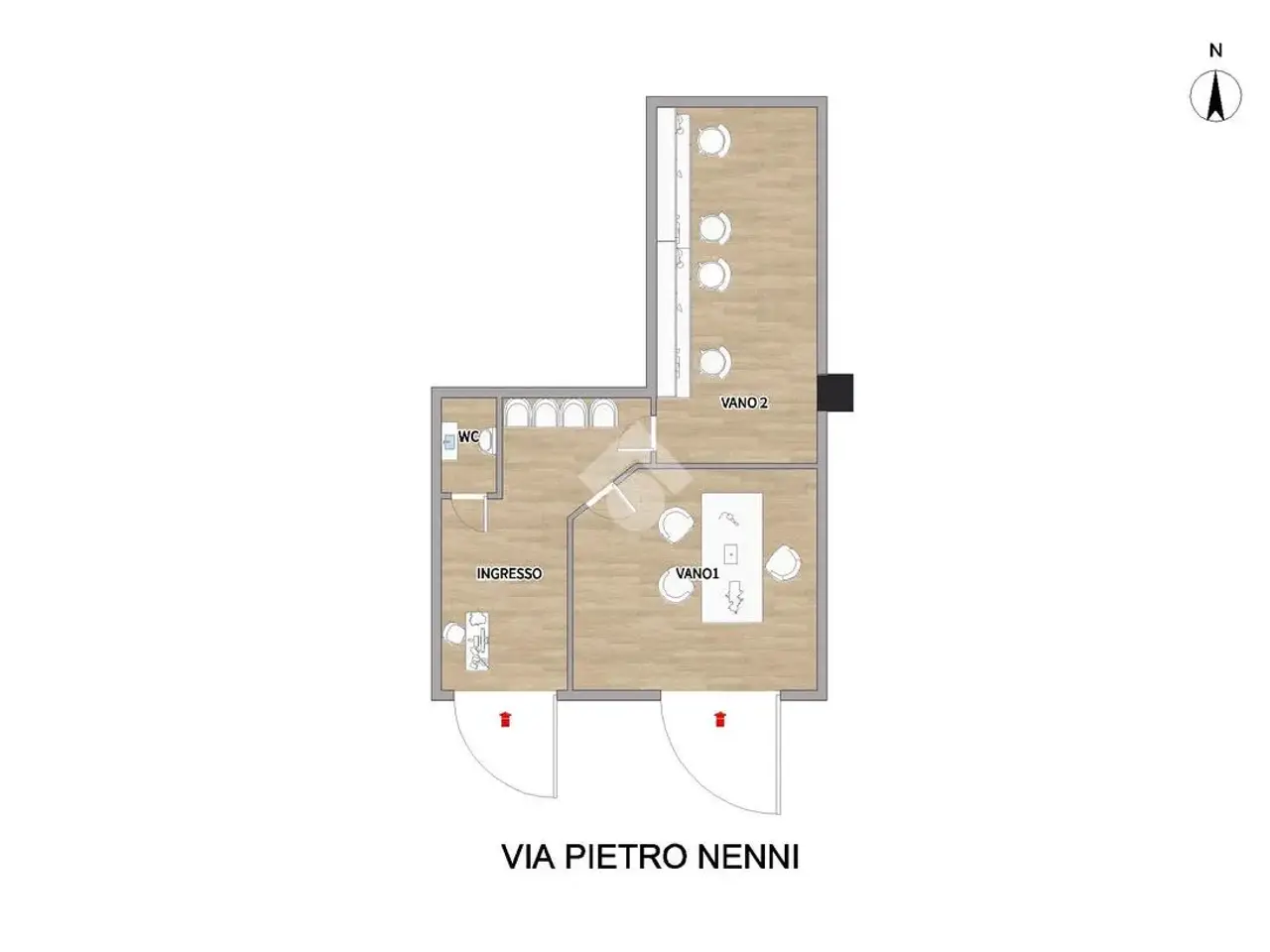 Negozio in Via Pietro Nenni 28, San Severo, {3} - Planimetria 1