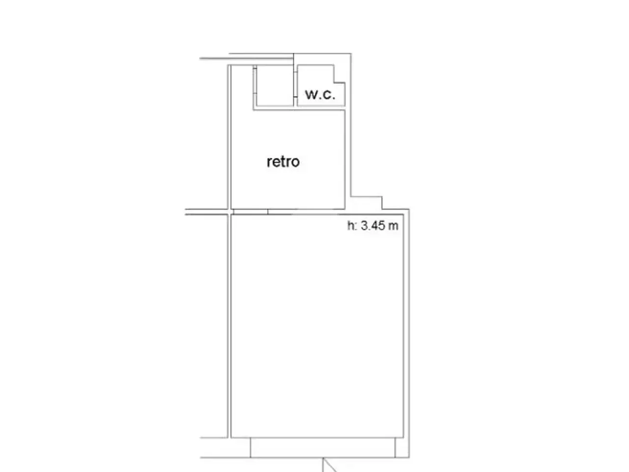 Negozio in Via della Magliana 253, Roma, {3} - Planimetria 1