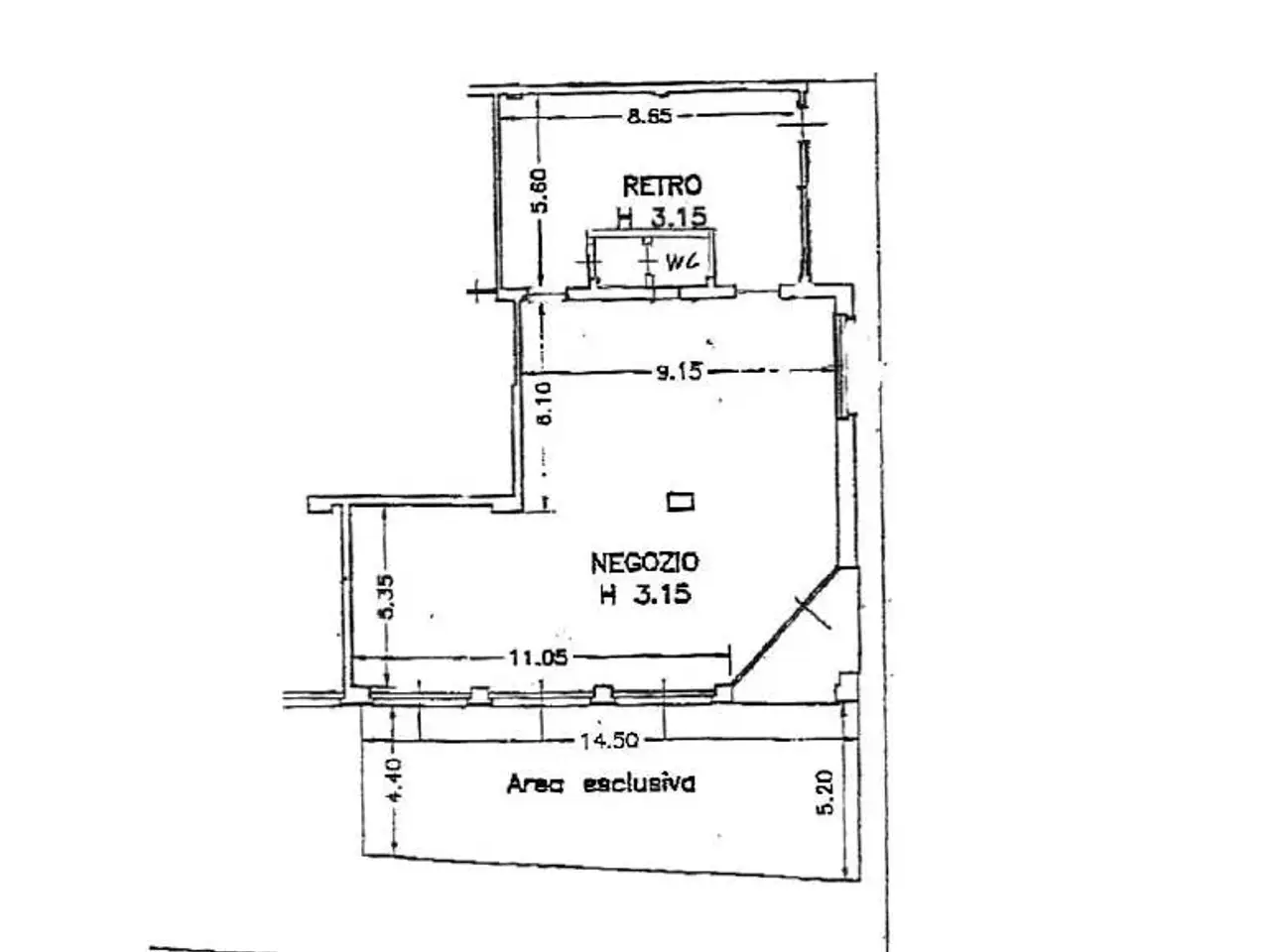 Negozio in , Rivergaro, {3} - Planimetria 1