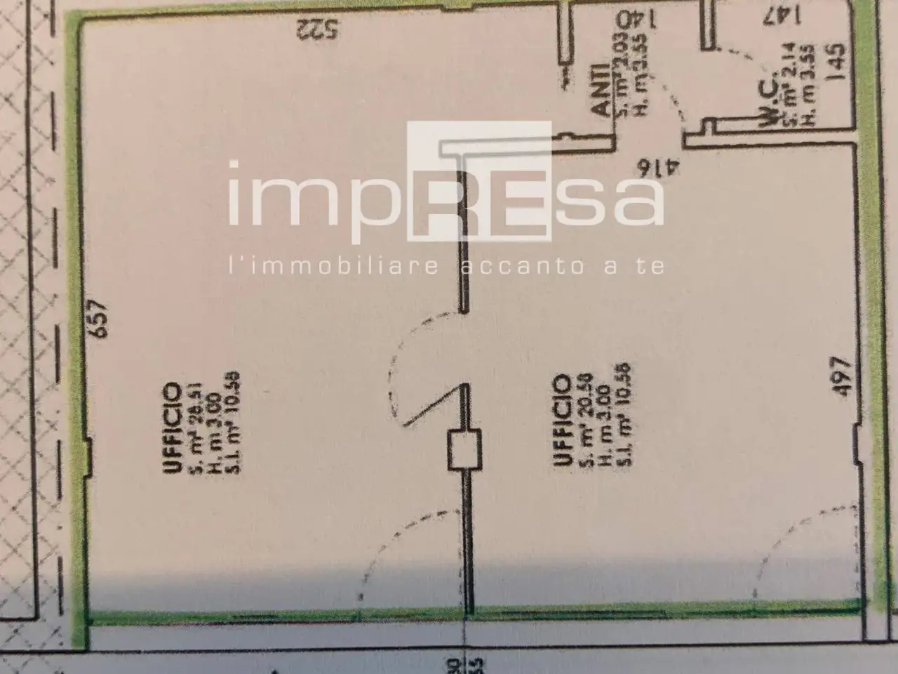 Negozio in Via Trento, Martellago, {3} - Planimetria 1