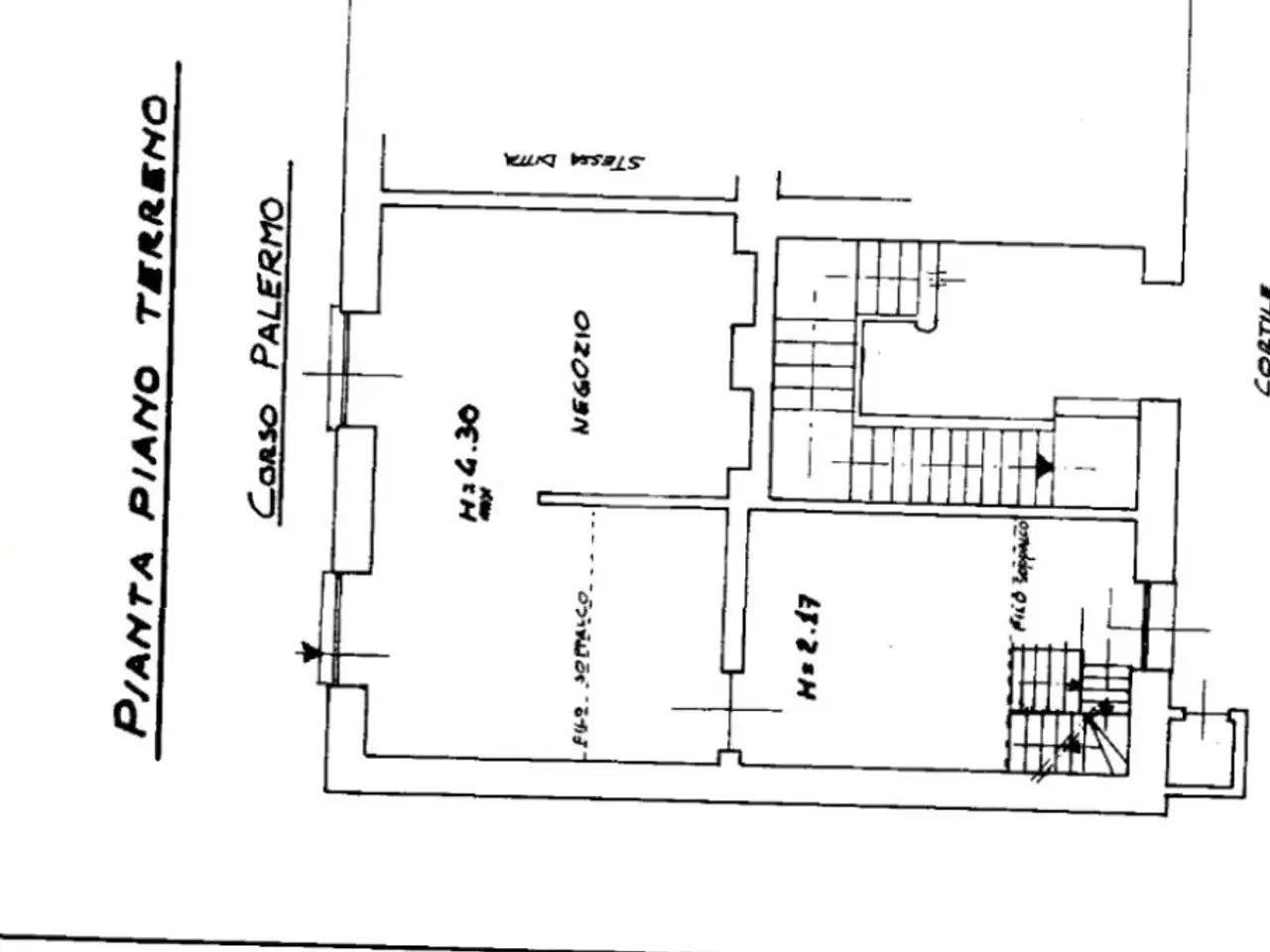 Negozio in Corso Palermo 121, Torino, {3} - Planimetria 1