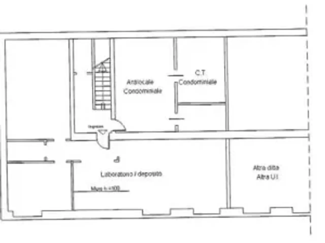 Magazzino in Via Ada Marchesini Gobetti 6, Torino, {3} - Planimetria 1