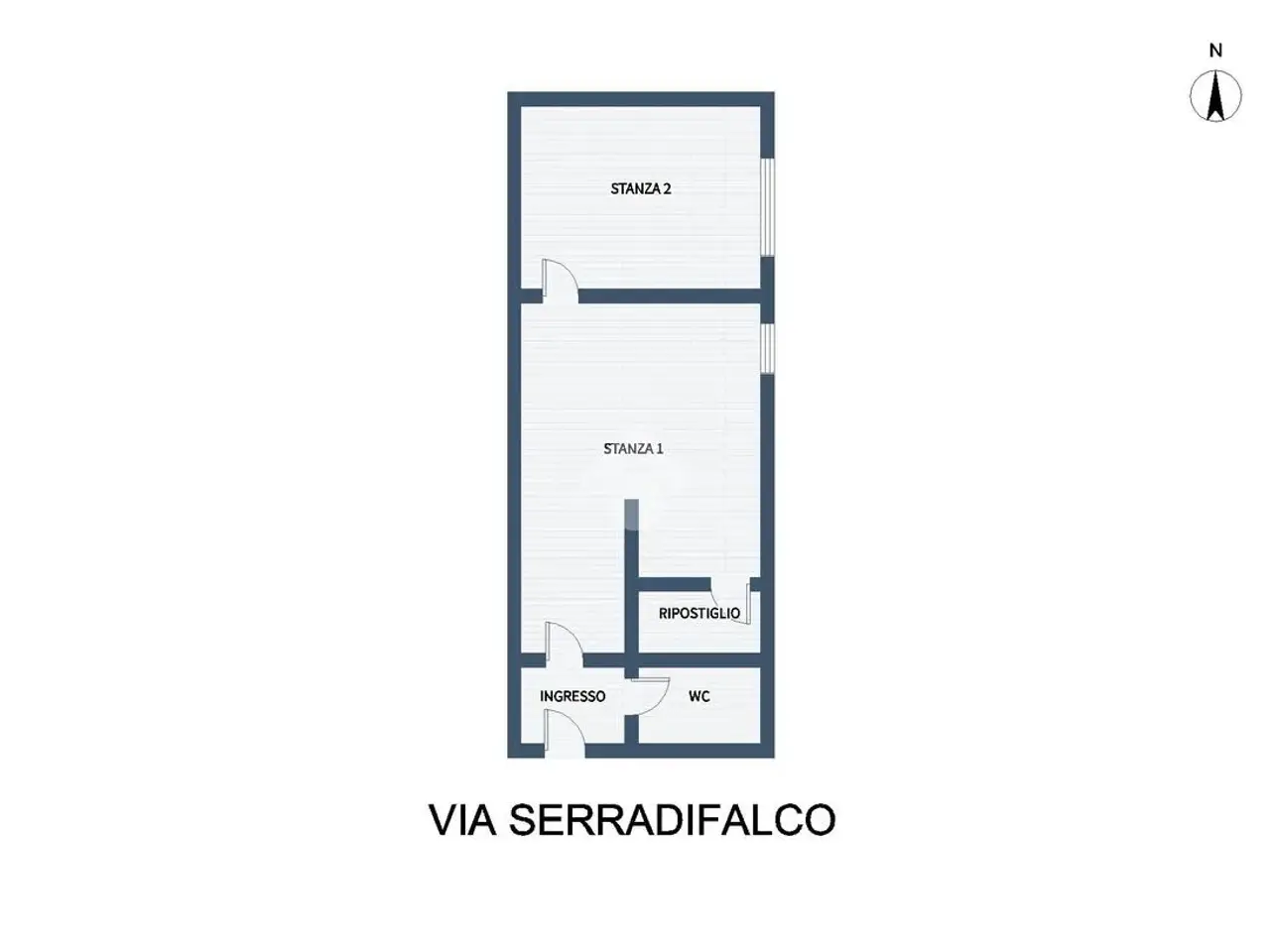 Ufficio in Via Serradifalco 78, Palermo, {3} - Planimetria 1