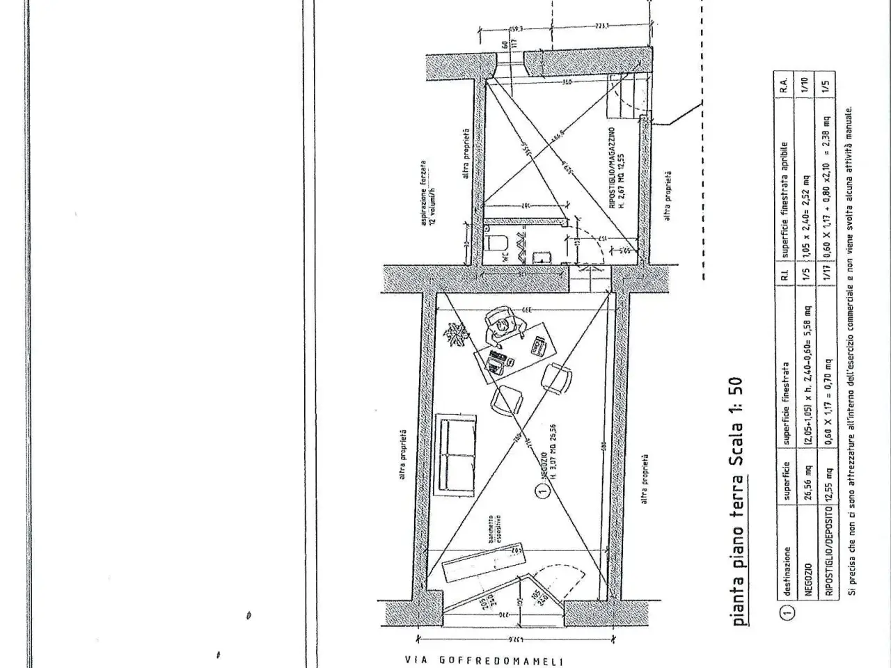 Ufficio in Via Mameli 48, Cadorago, {3} - Planimetria 1