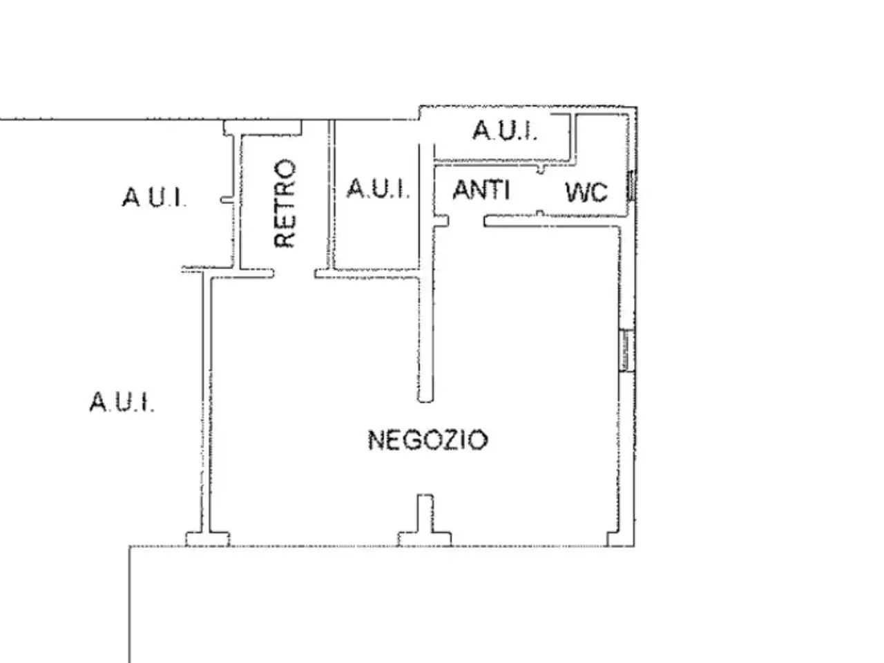 Negozio in Viale San Martino 56, Riccione, {3} - Planimetria 1