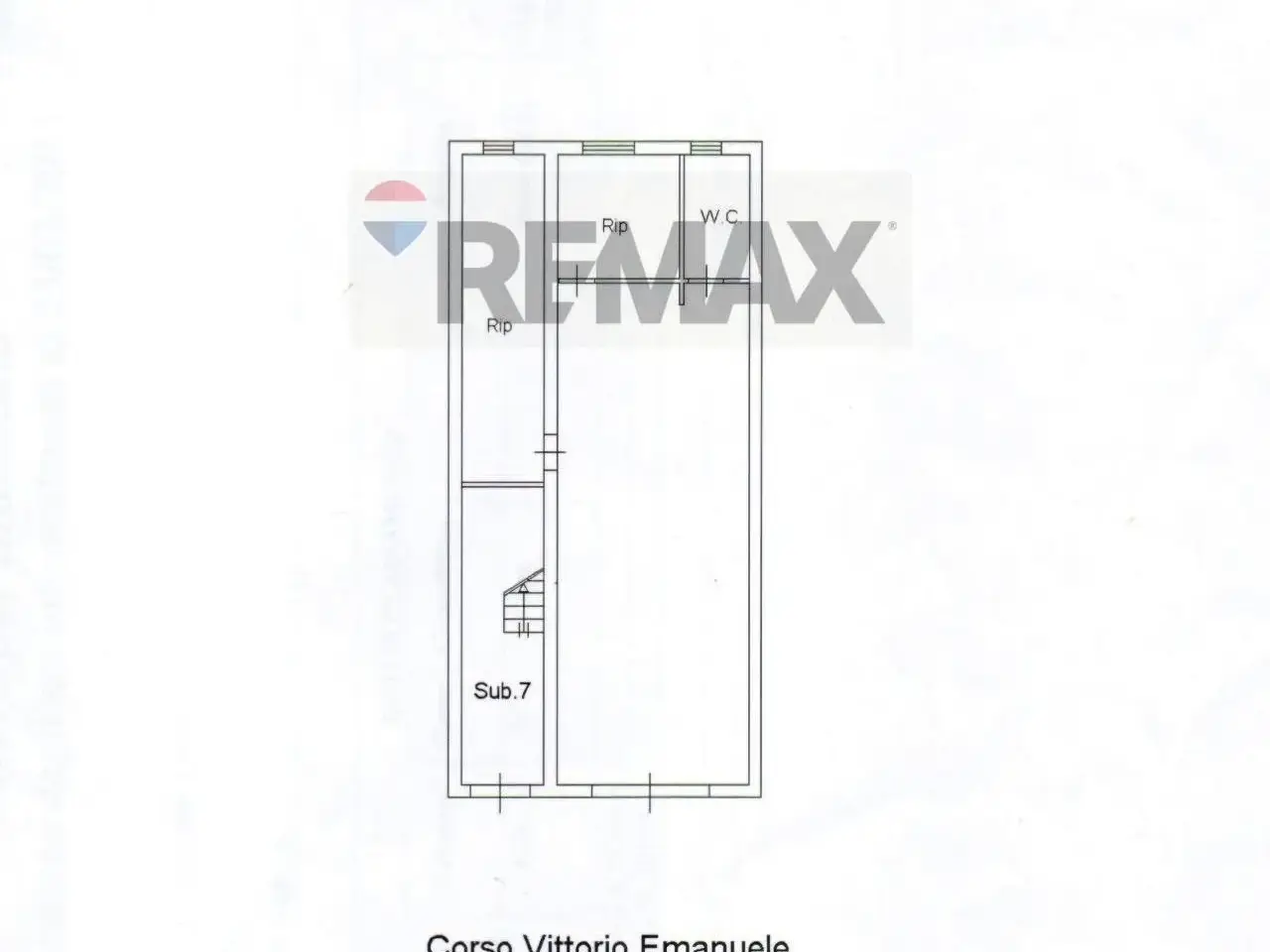 Ufficio in Corso Vittorio Emanuele 96, Villabate, {3} - Planimetria 1