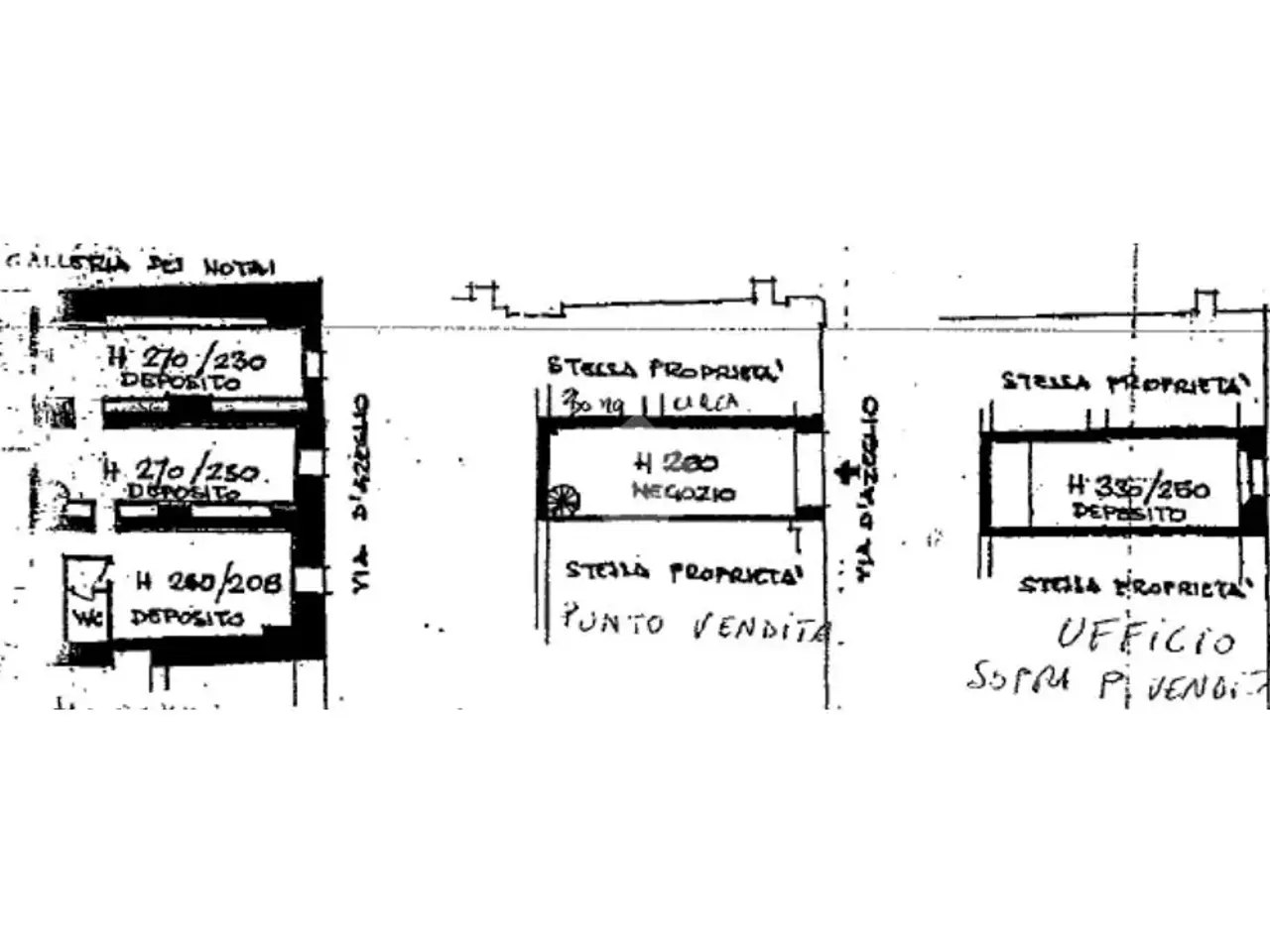 Negozio in Via d'Azeglio 4, Bologna, {3} - Planimetria 1