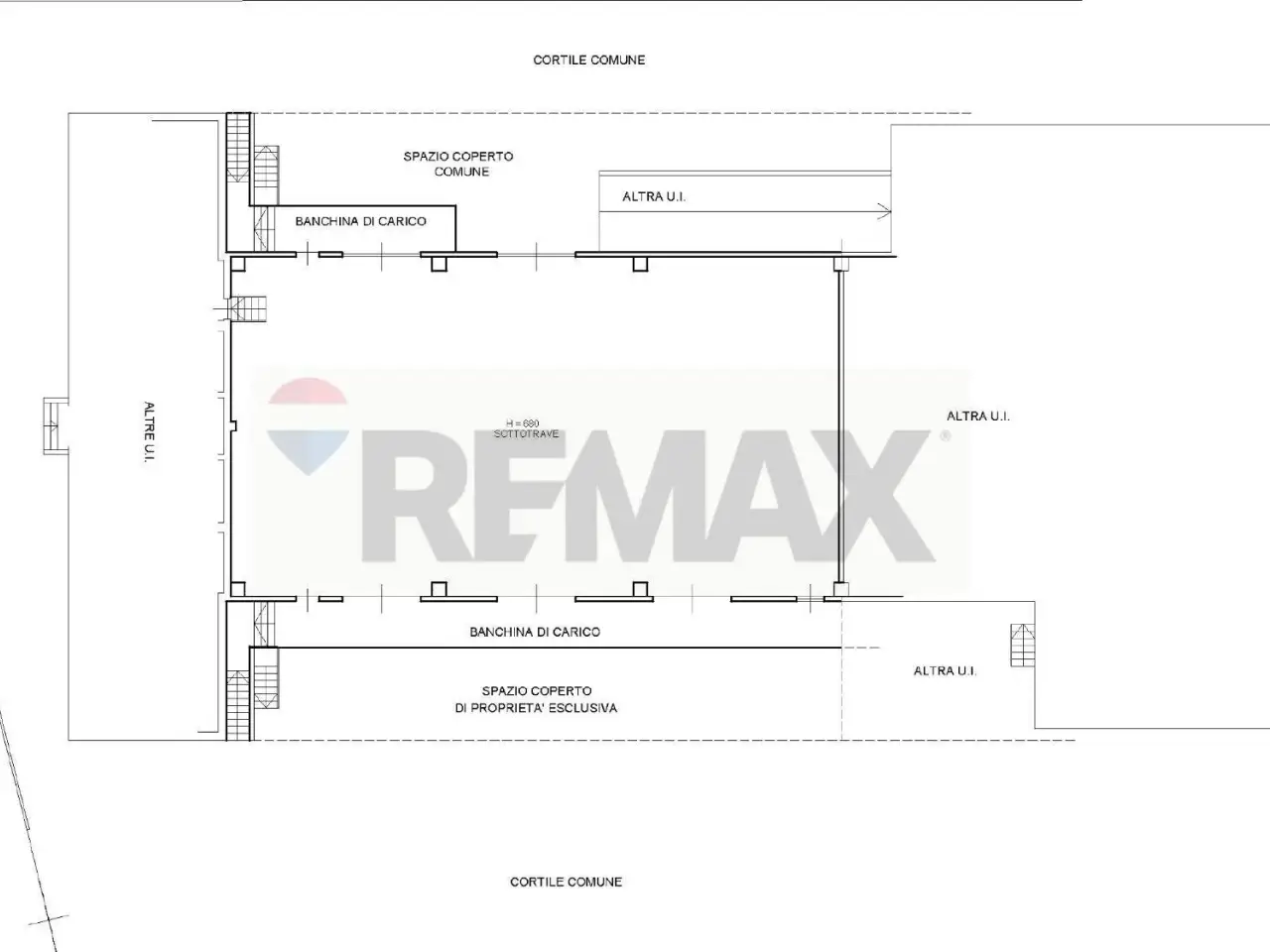 Capannone in , Peschiera Borromeo, {3} - Planimetria 1