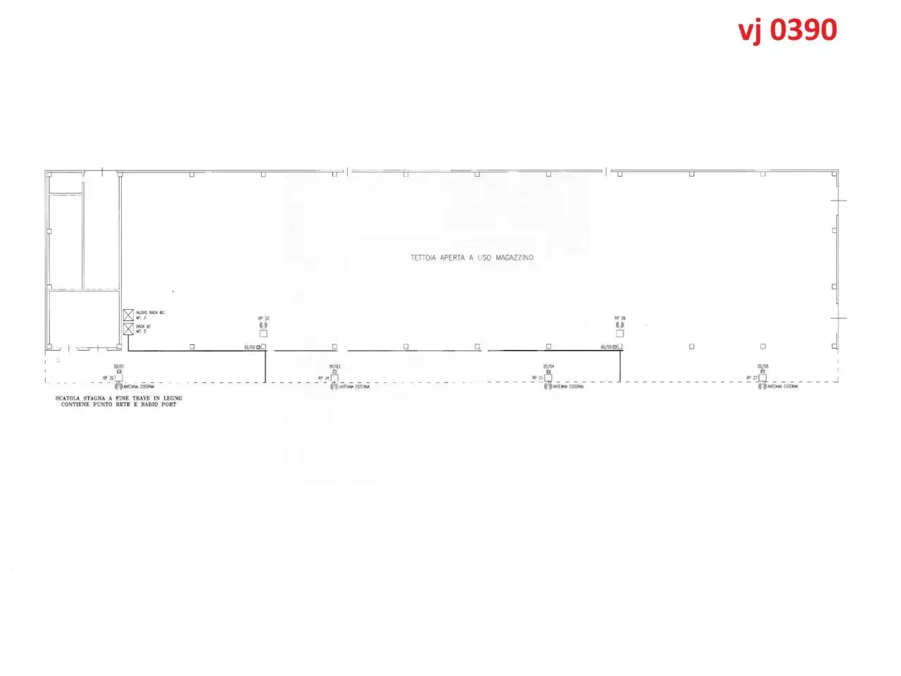 Capannone in Via Prati 6, Rolo, {3} - Planimetria 1