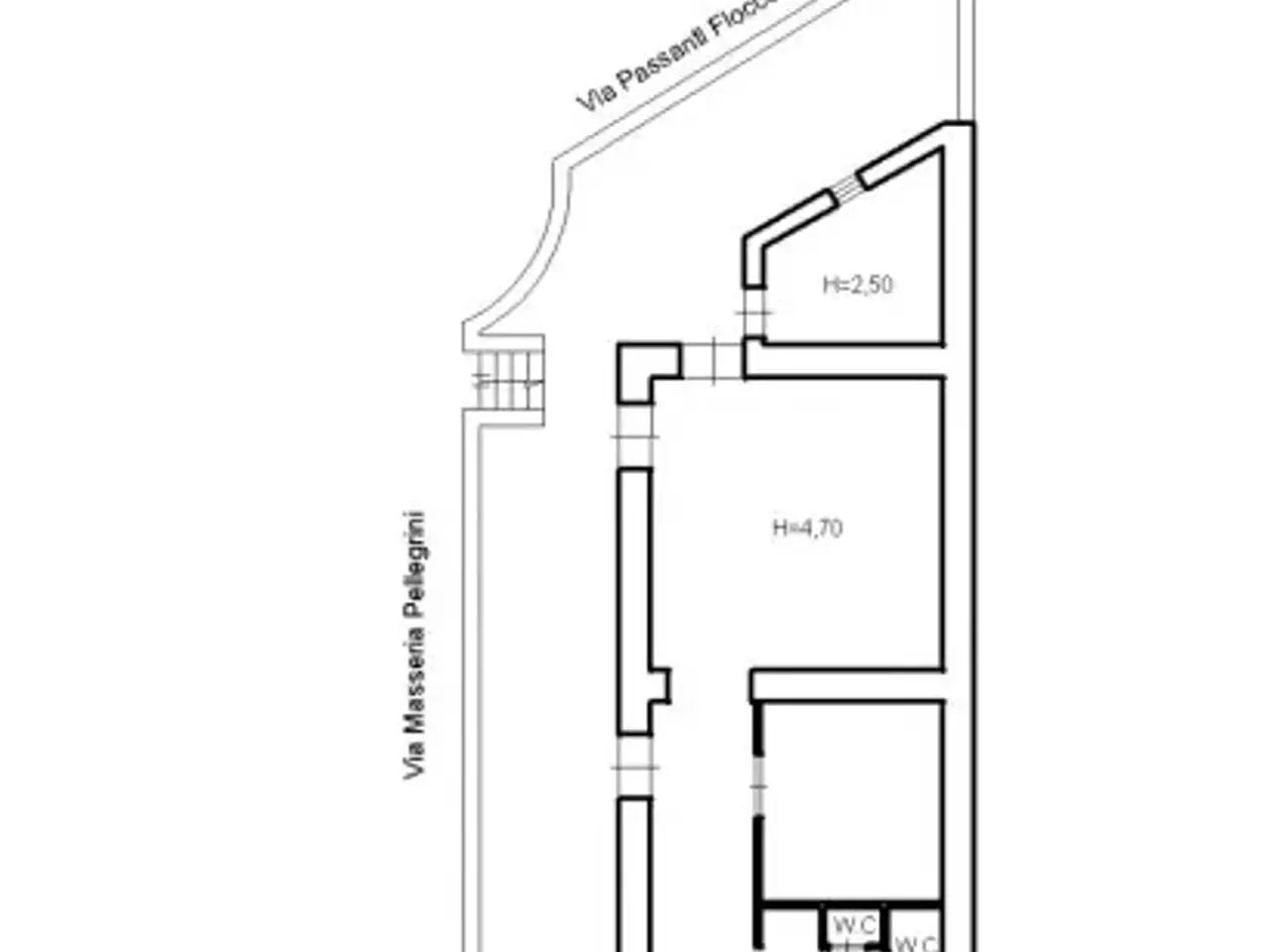 Negozio in Via Passanti Flocco, Boscoreale, {3} - Planimetria 1