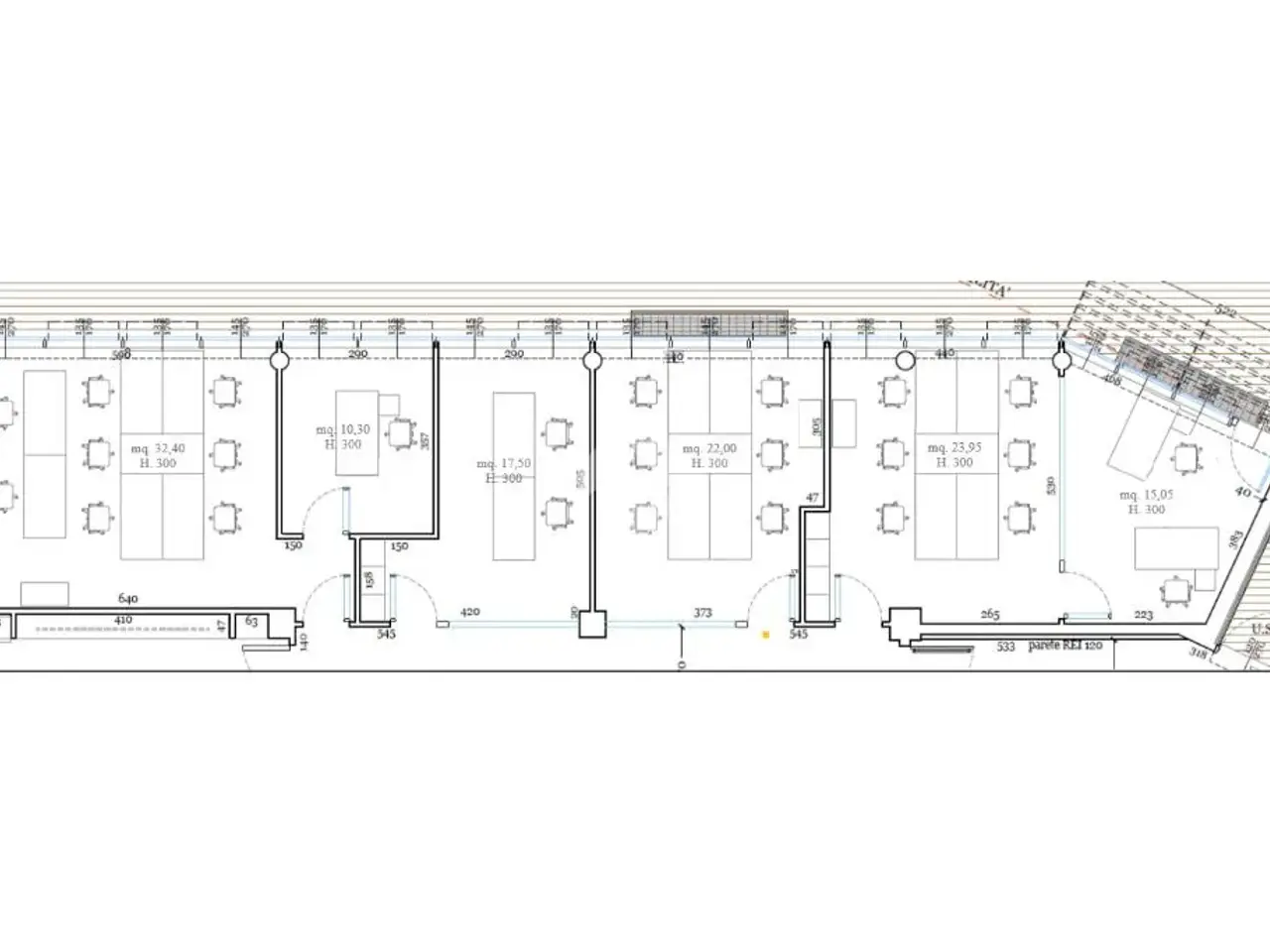 Ufficio in Via Maria Goja 24, Rimini, {3} - Planimetria 1