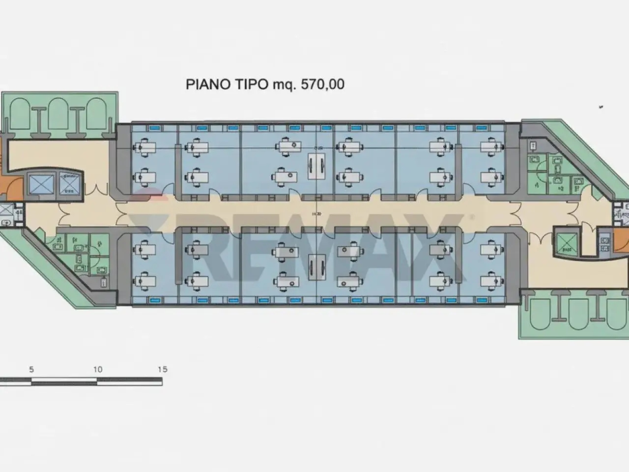 Ufficio in Centro Direzionale Is.G3 4, Napoli, {3} - Planimetria 1
