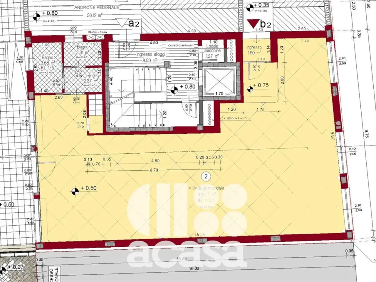 Negozio in Via Marino Moretti 15, Cesenatico, {3} - Planimetria 1