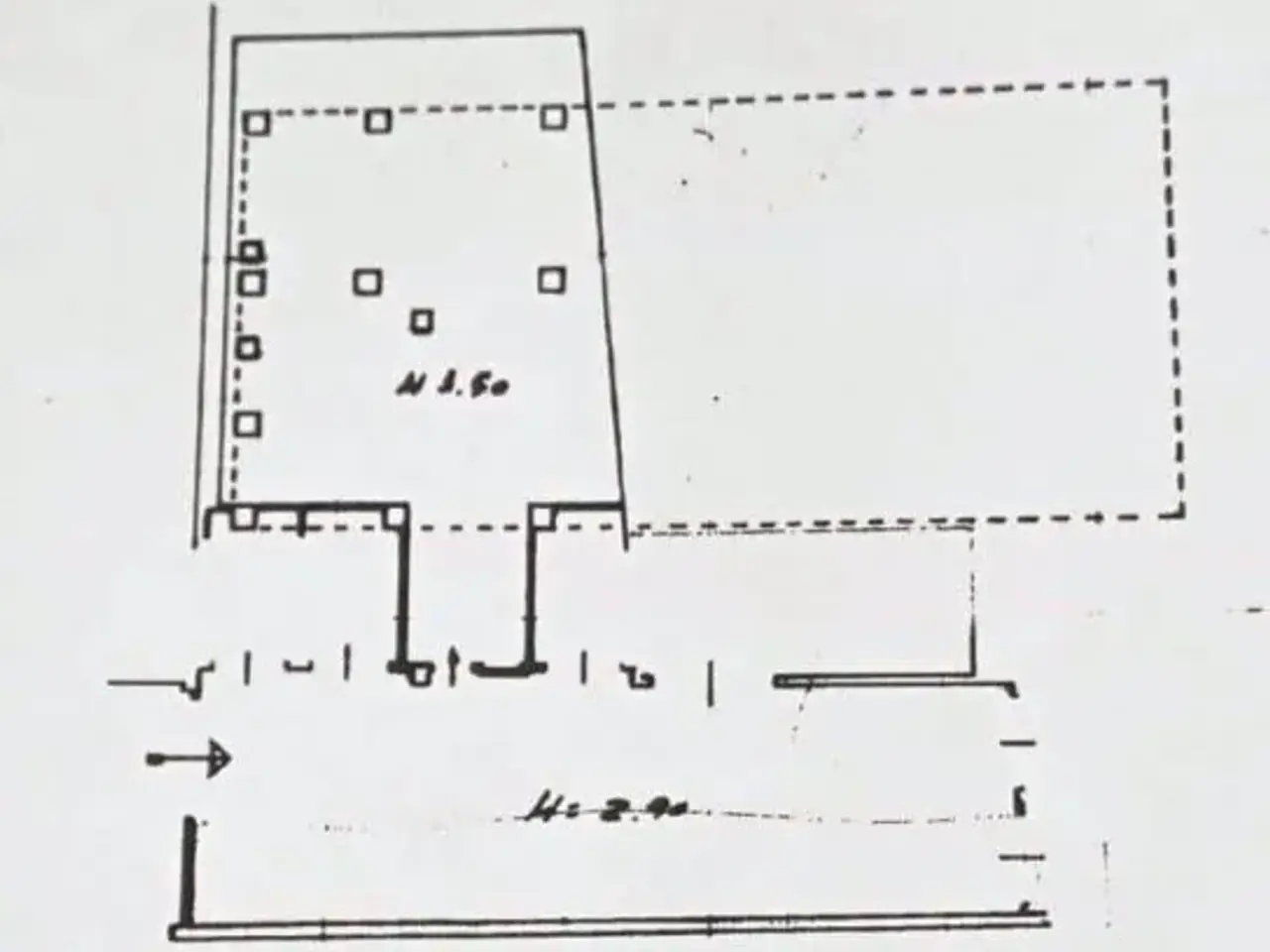 Magazzino in Via Aurelia, San Lorenzo Al Mare, {3} - Planimetria 1