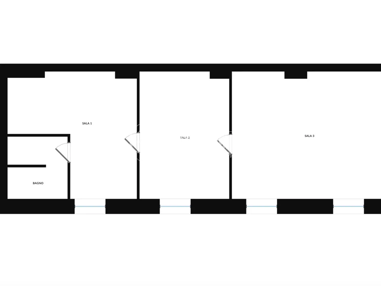 Laboratorio in Via Edolo 44/B, Milano, {3} - Planimetria 1