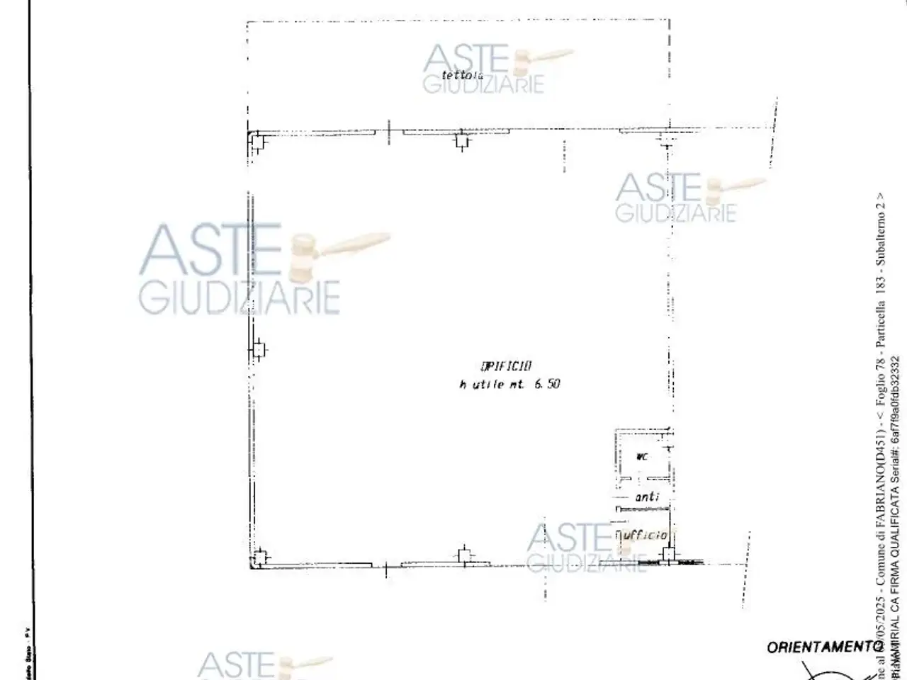 Fabbricato misto in Frazione Melano, 60044 Melano An, Italia 60044, Fabriano, {3} - Planimetria 1