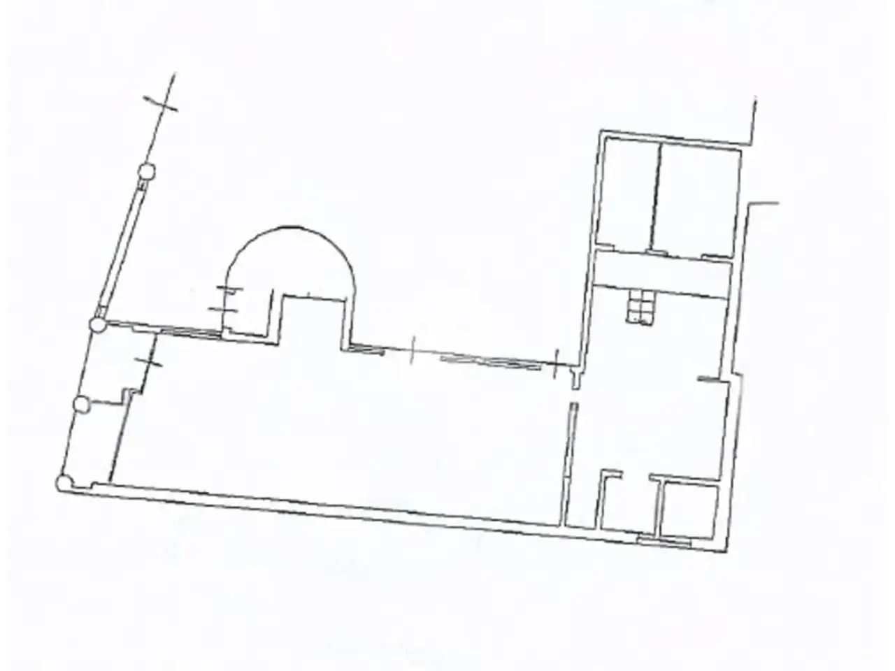 Negozio in Via Roma 1, Antegnate, {3} - Planimetria 1