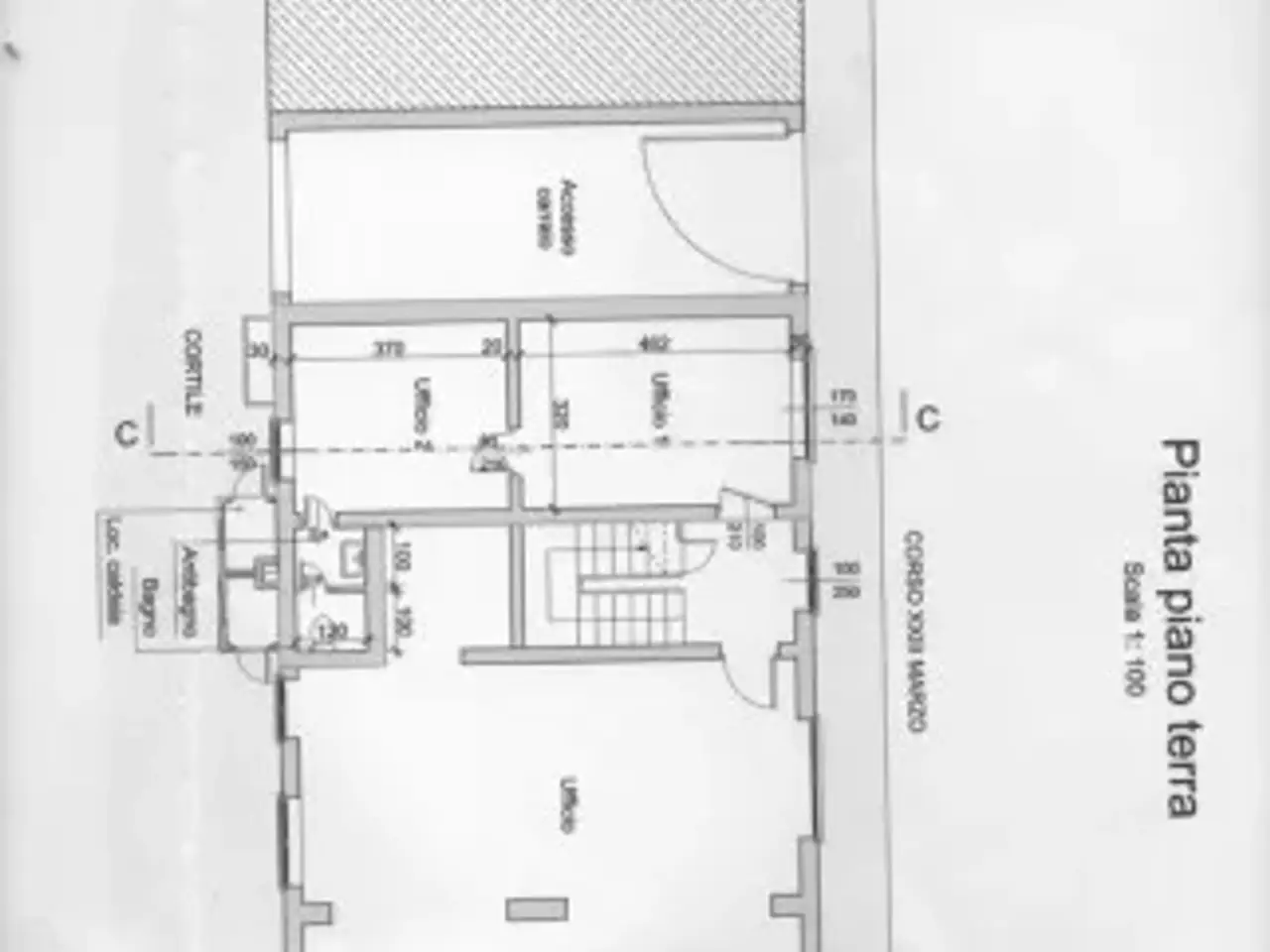 Negozio in Via 23 Marzo 155, Novara, {3} - Planimetria 1
