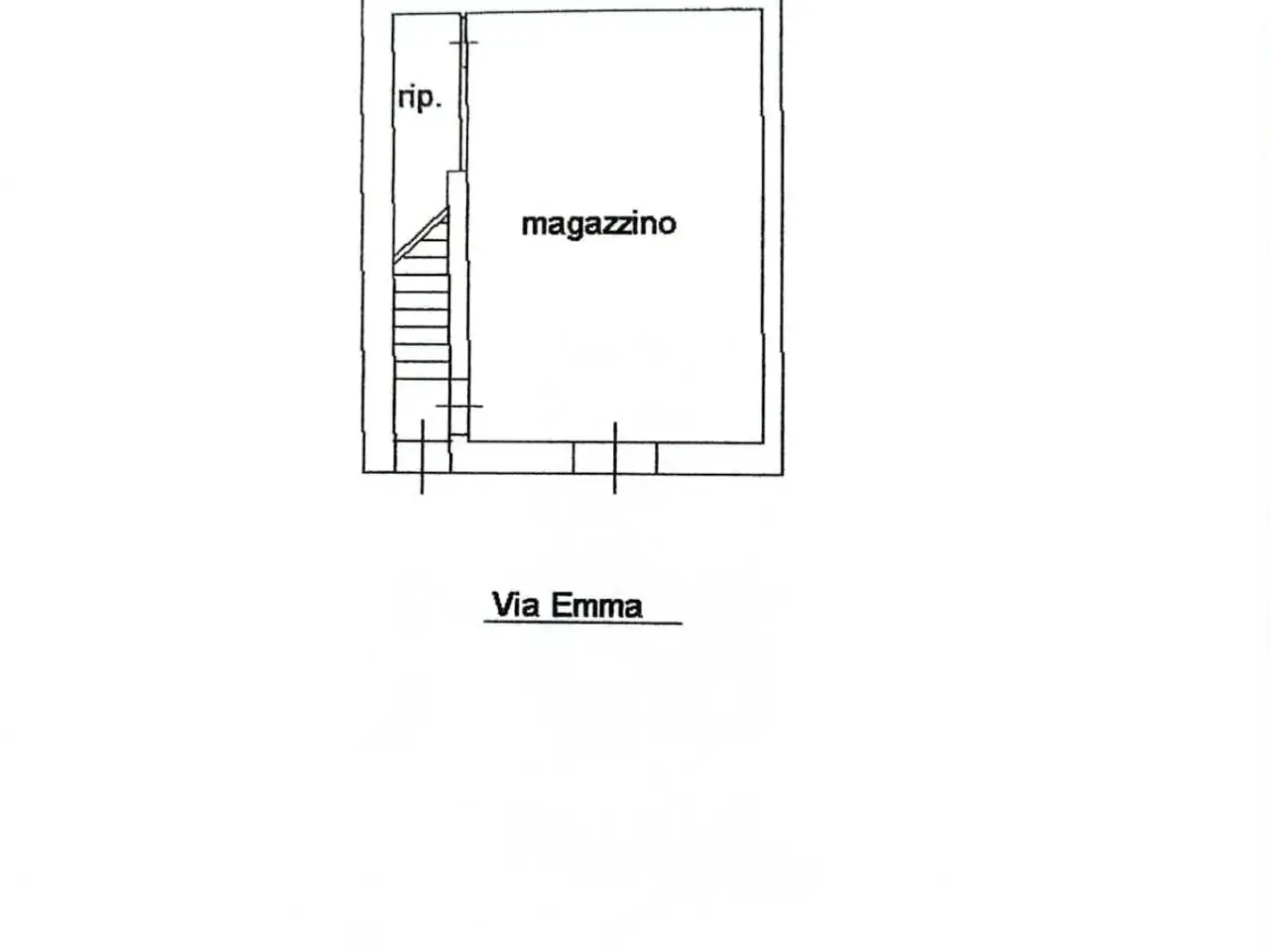 Casa indipendente in vendita, Via Emma 20, Partinico - Planimetria 1