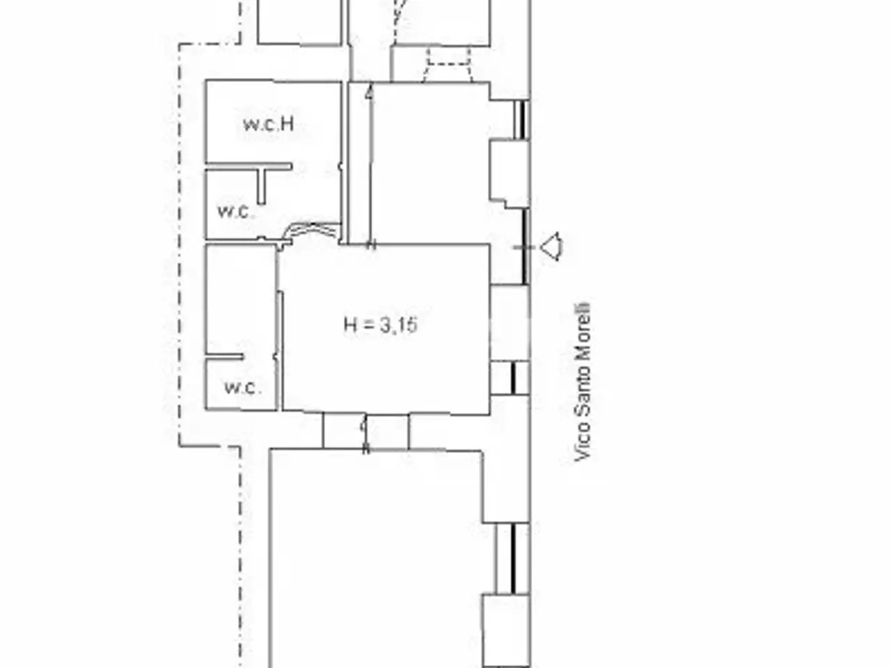 Negozio in Via Giuseppe Mazzini, Pozzuoli, {3} - Planimetria 1