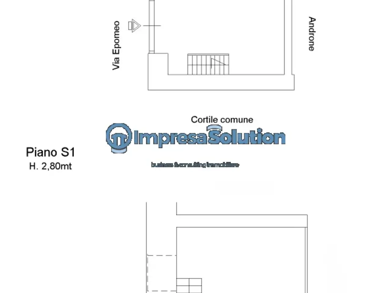 Negozio in Via dell'Epomeo, Napoli, {3} - Planimetria 1
