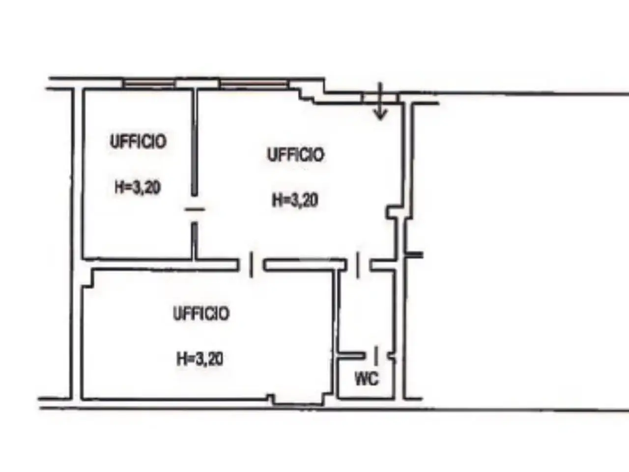 Ufficio in Via Orzinuovi 17, Brescia, {3} - Planimetria 1