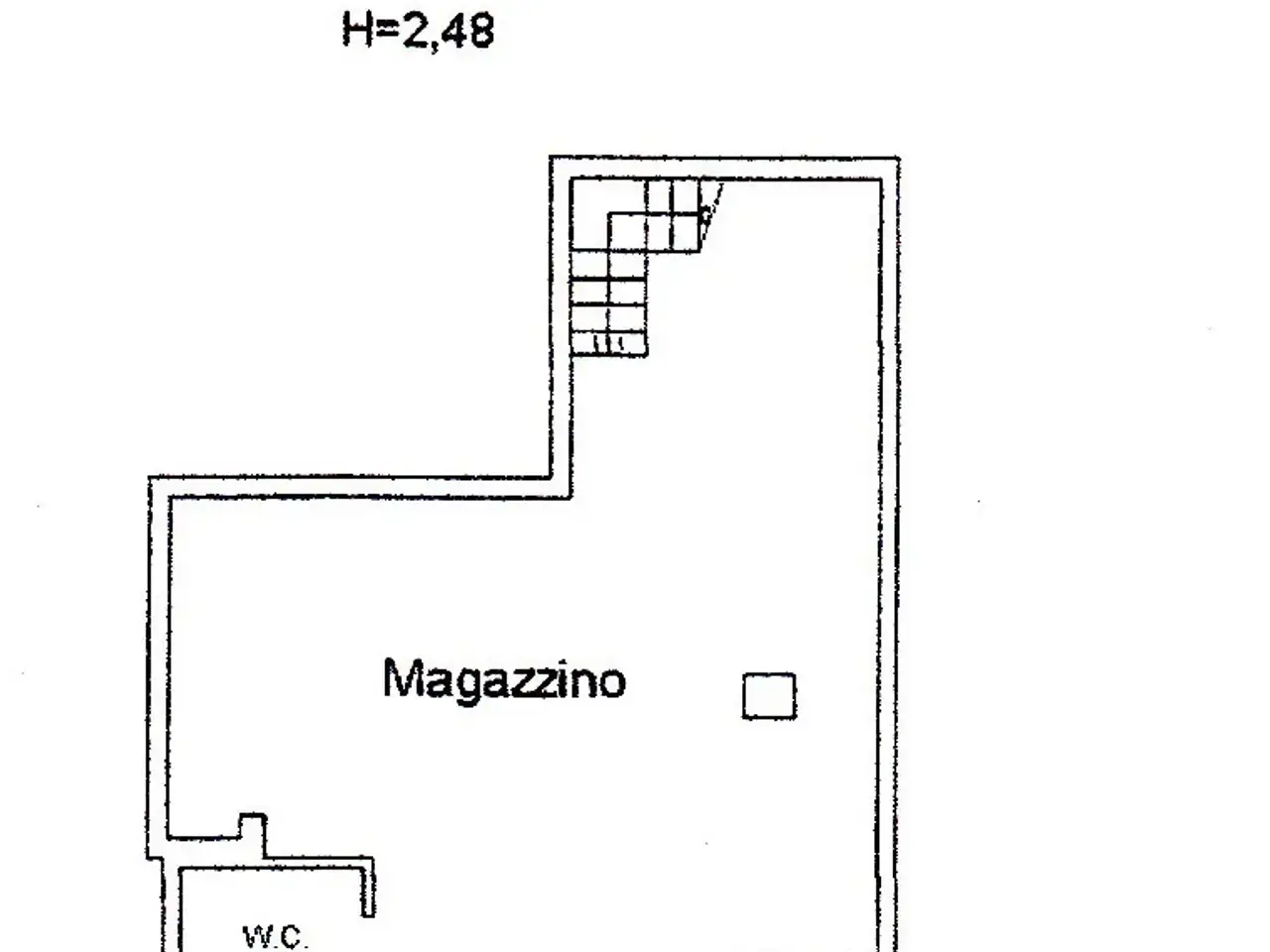 Magazzino in Via Giambattista Lulli, Firenze, {3} - Planimetria 1