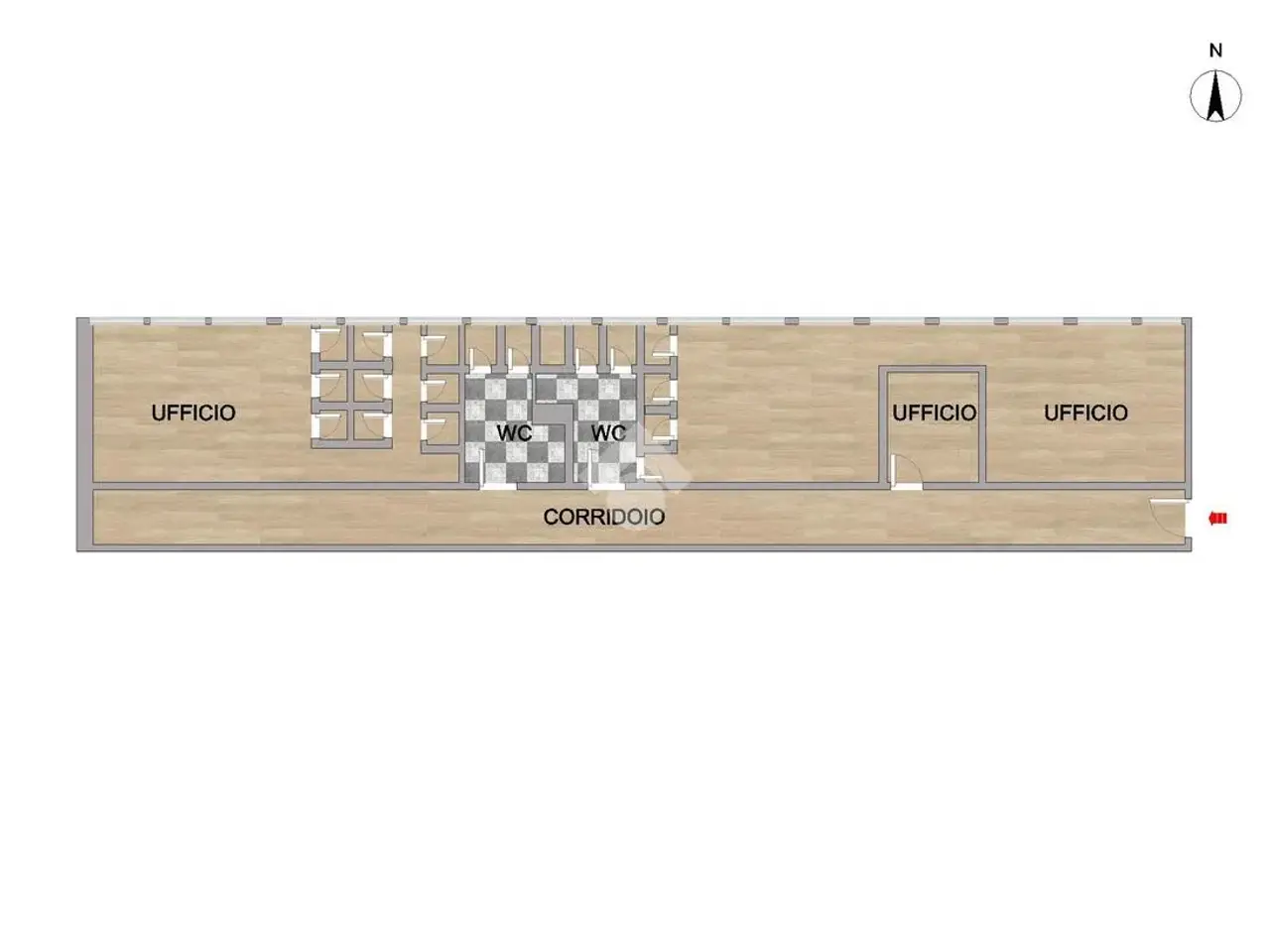 Capannone in Via Stephenson 100, Milano, {3} - Planimetria 1