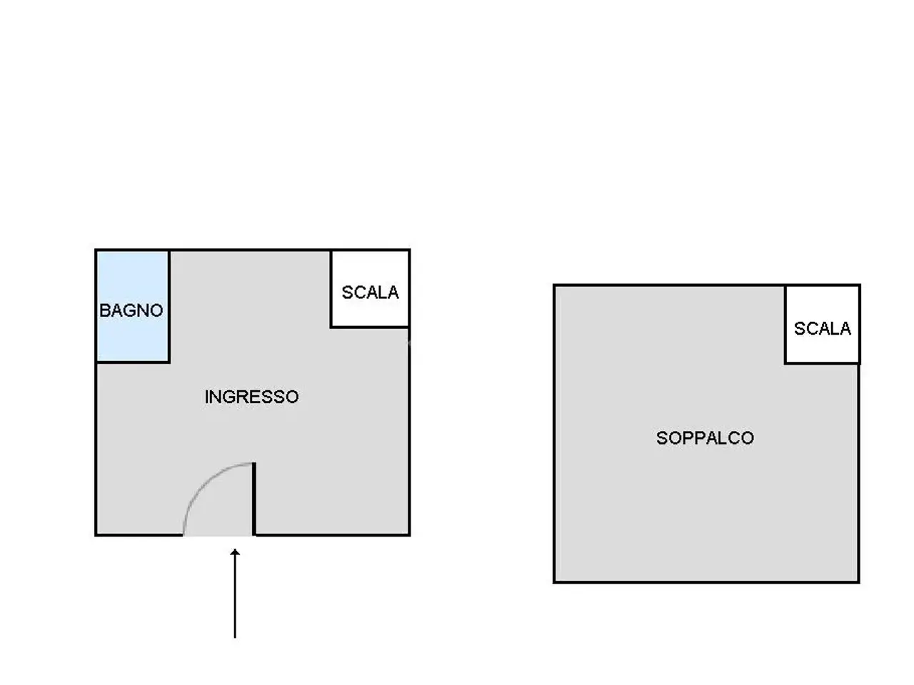 Negozio in Via Carlo E Luigi Giordano 42, Portici, {3} - Planimetria 1