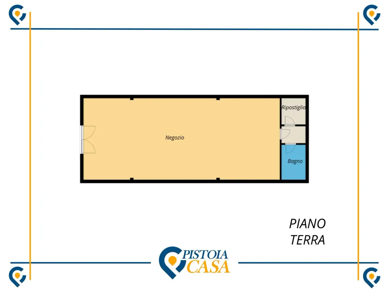 Negozio in , Pistoia, {3} - Planimetria 1