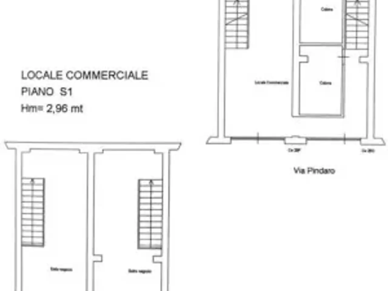Negozio in Via Pindaro, Roma, {3} - Planimetria 1